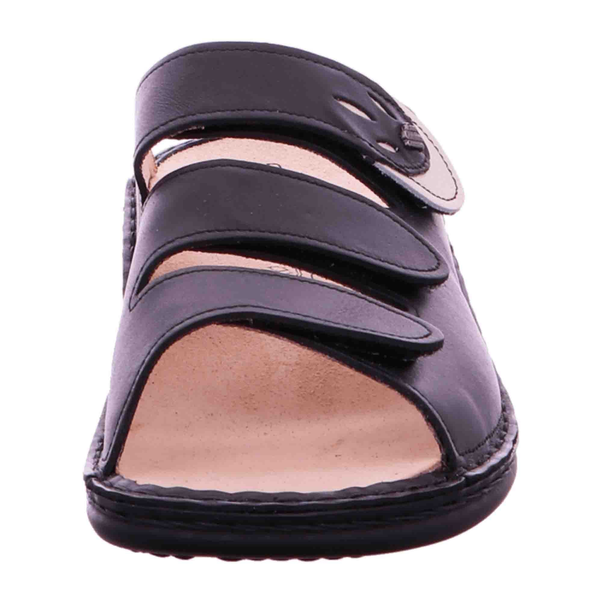 Finn Comfort KOS Women's Black Sandals - Stylish & Comfortable Orthopedic Support