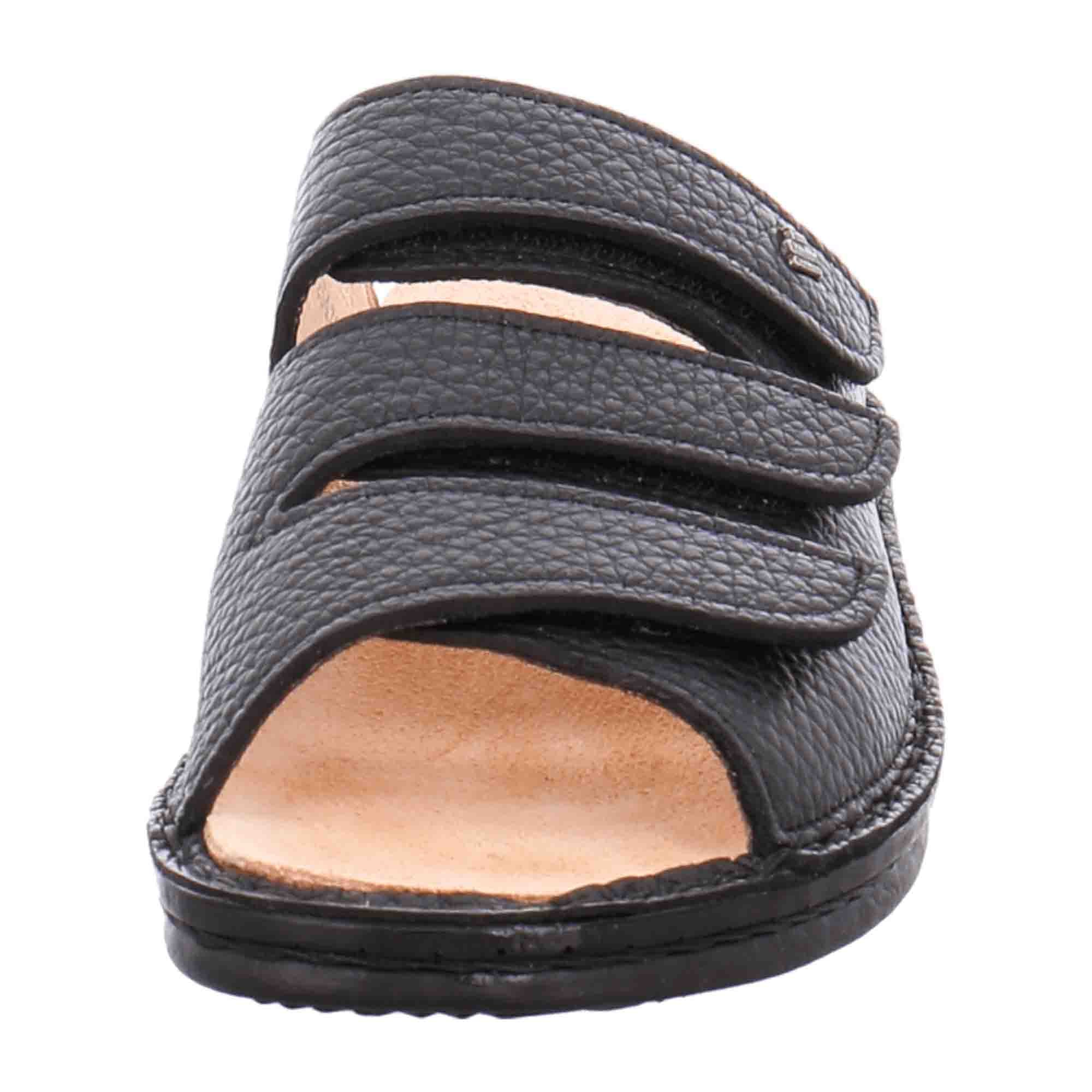 Finn Comfort Korfu Men's Sandals - Stylish & Durable Black Leather