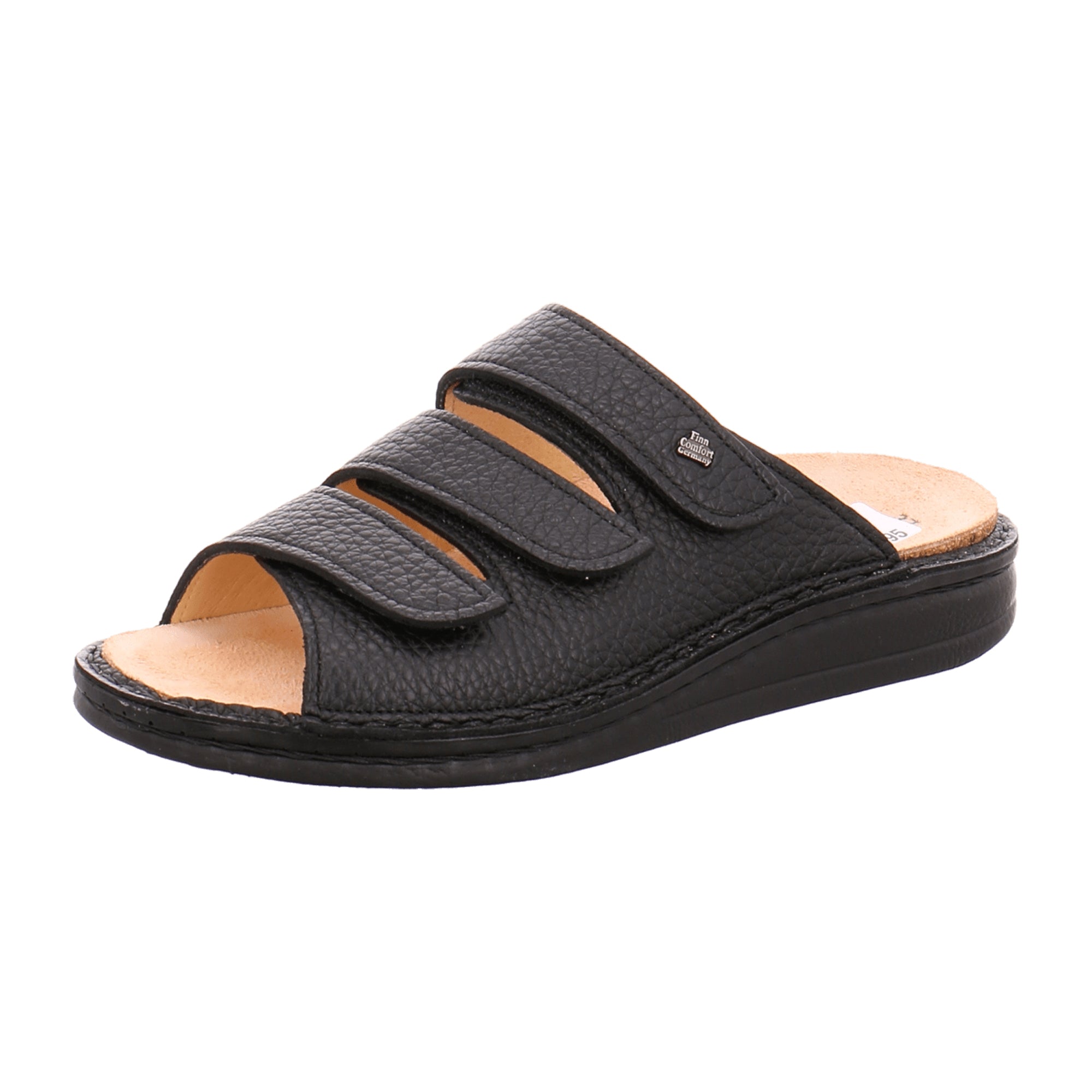 Finn Comfort Korfu Men's Sandals - Stylish & Durable Black Leather