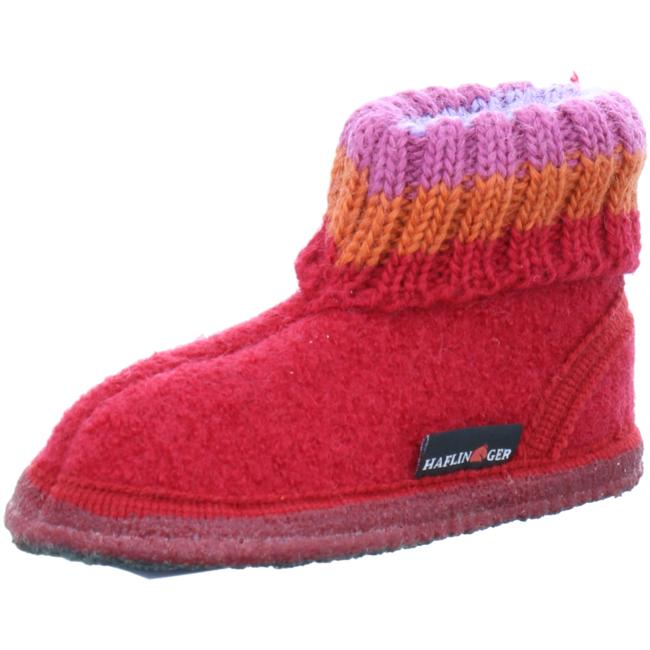 Haflinger Slippers red female Sandals Clogs - Bartel-Shop