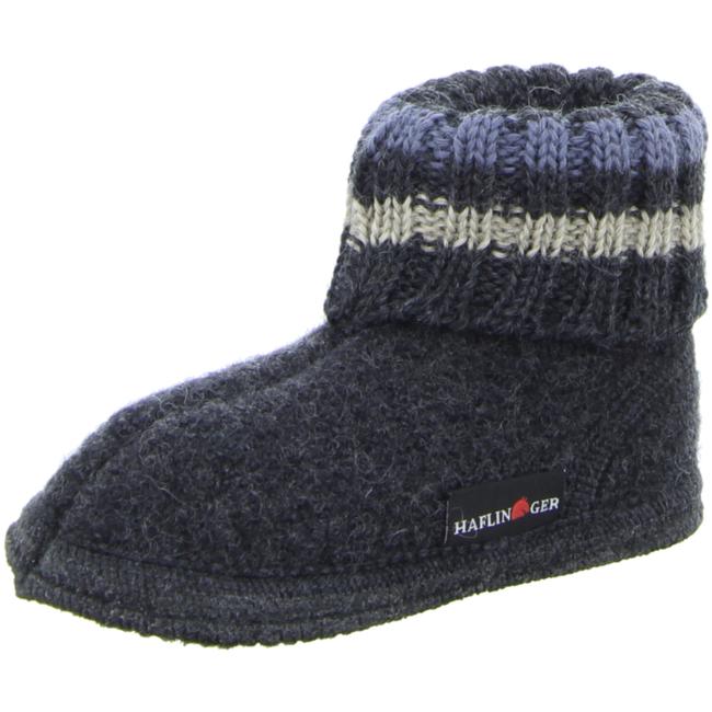Haflinger Slippers gray male Sandals Clogs Wool - Bartel-Shop