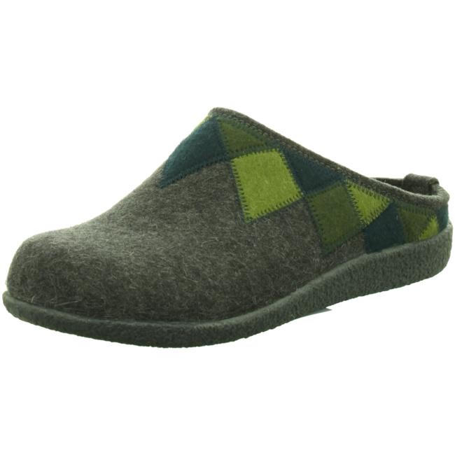 Haflinger Slippers gray male Sandals Clogs Leather - Bartel-Shop