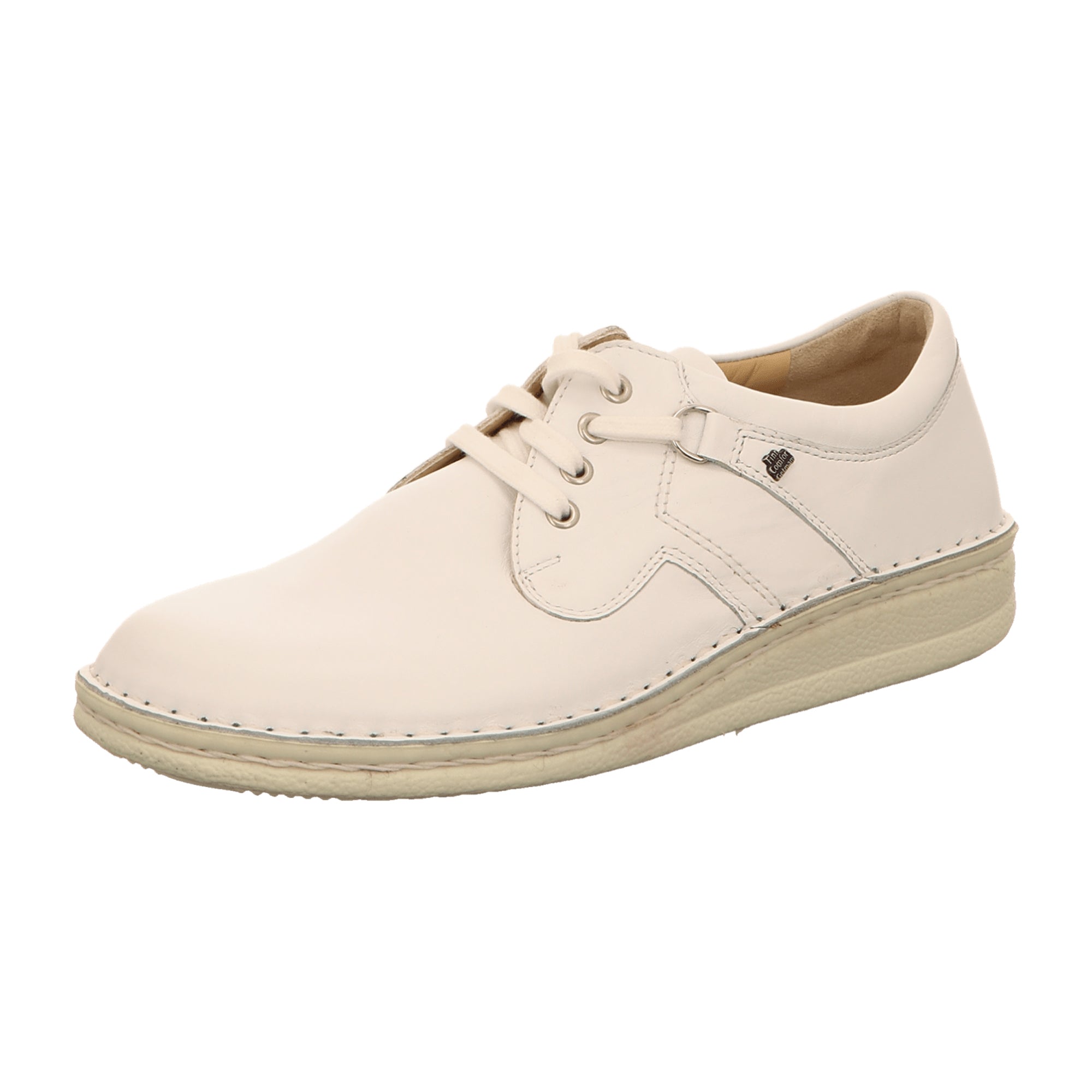 Finn Comfort Vaasa Men's Comfortable Dress Shoes - Elegant White Leather