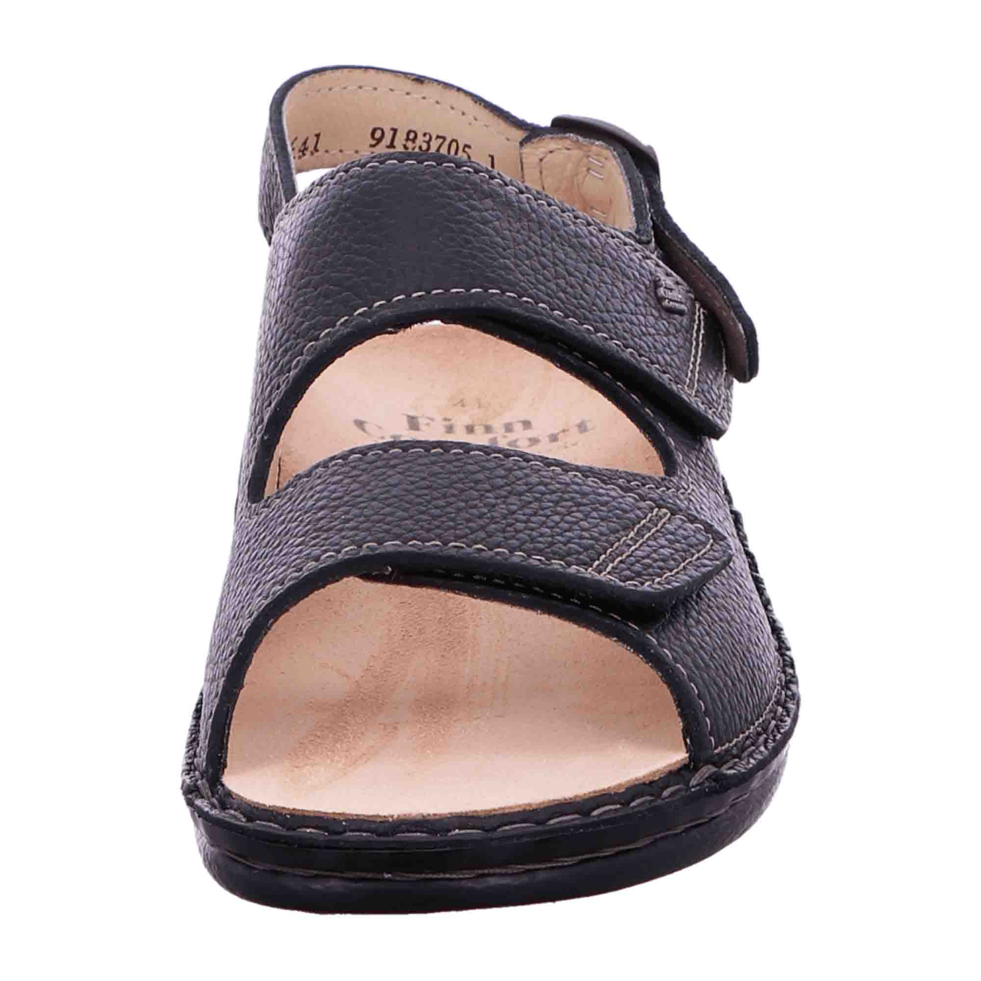 Finn Comfort Rialto Men's Sandals - Stylish & Durable Black Leather