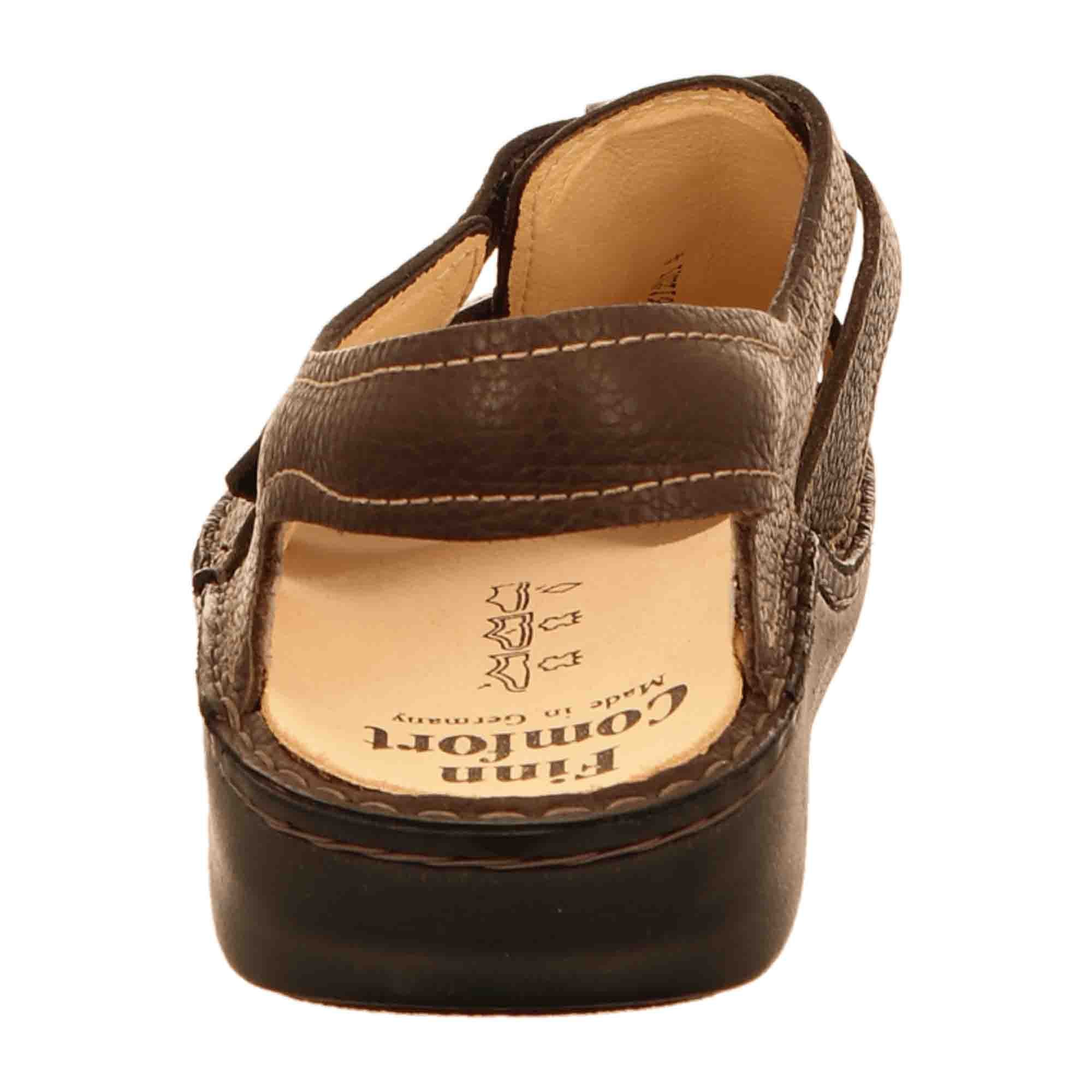 Finn Comfort Milton Men's Comfort Sandals in Nut Brown