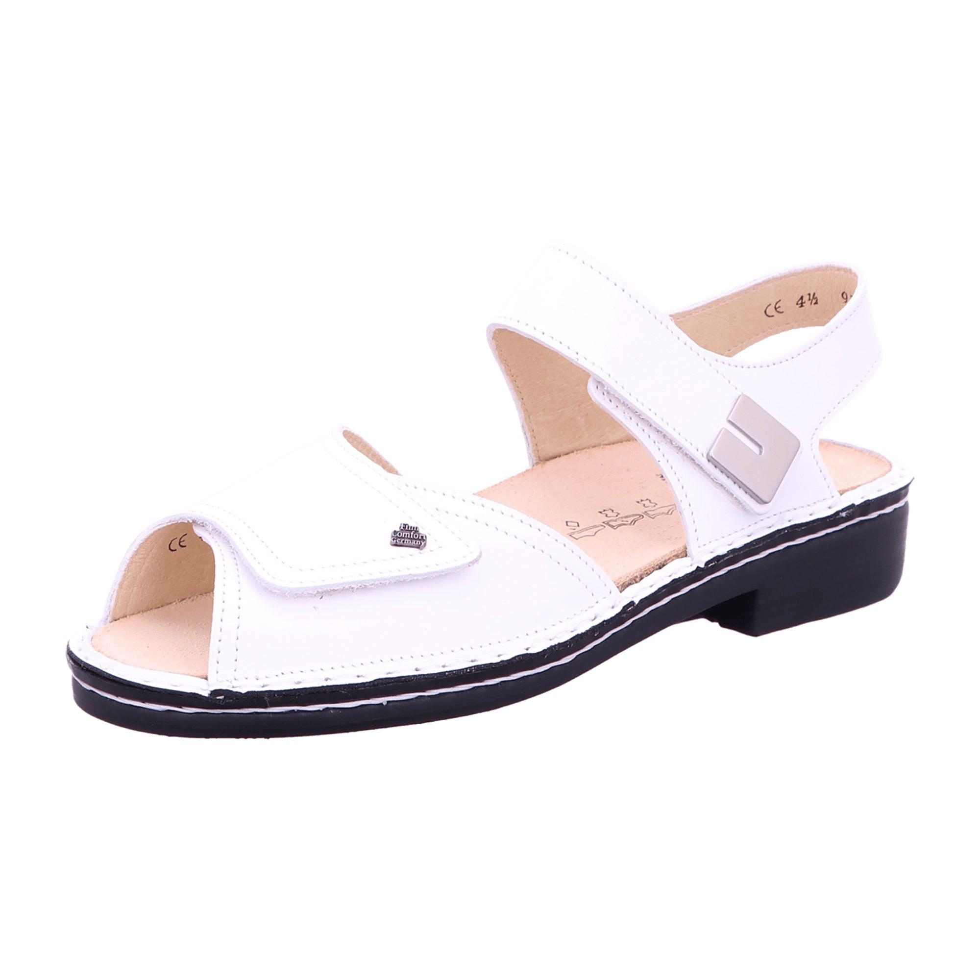 Finn Comfort Luxor Women's Comfort Sandals - Stylish White