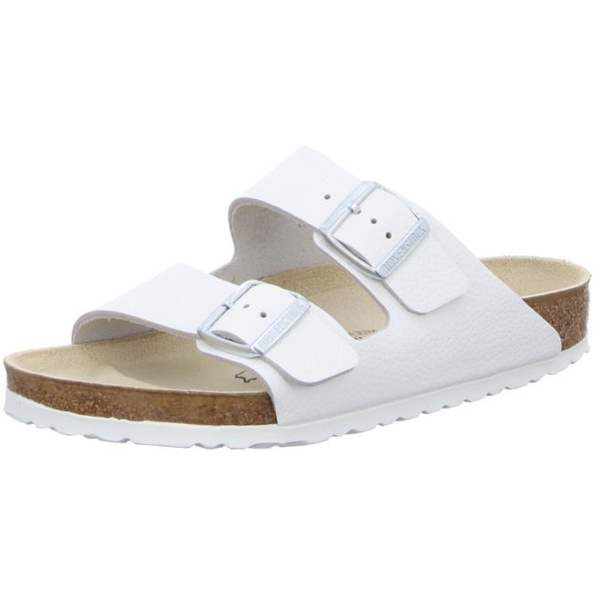 Birkenstock Arizona Mens Womens Sandals Slides Shoes Leather White regular - Bartel-Shop