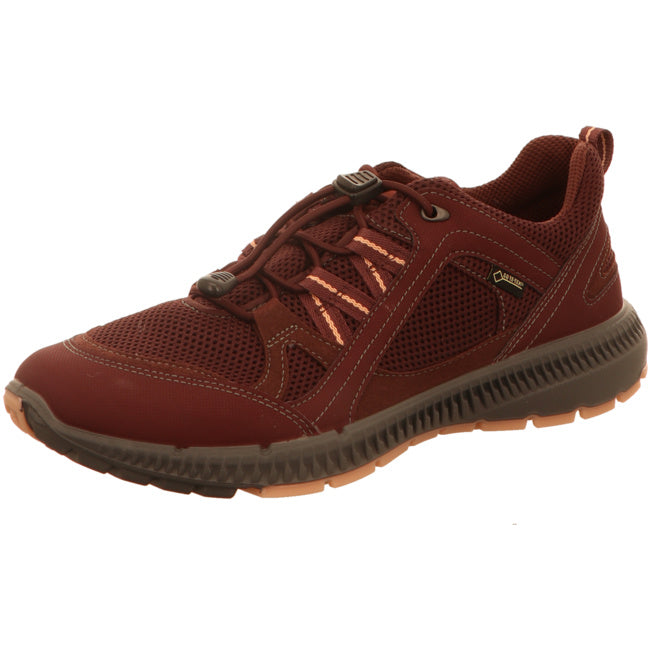 Ecco sporty lace-up shoes for women red - Bartel-Shop