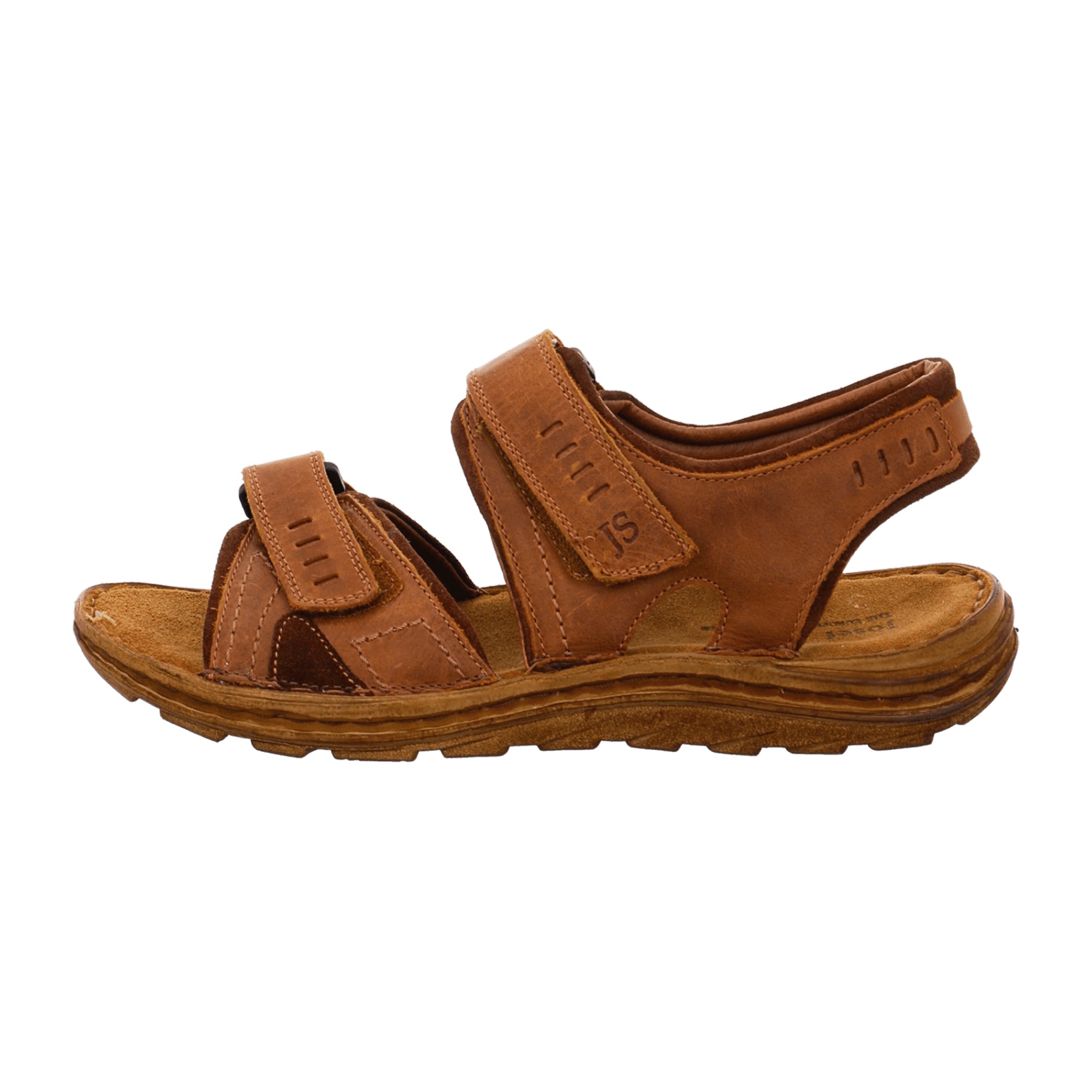 Comfortable Men's Sandals by Josef Seibel in Brown