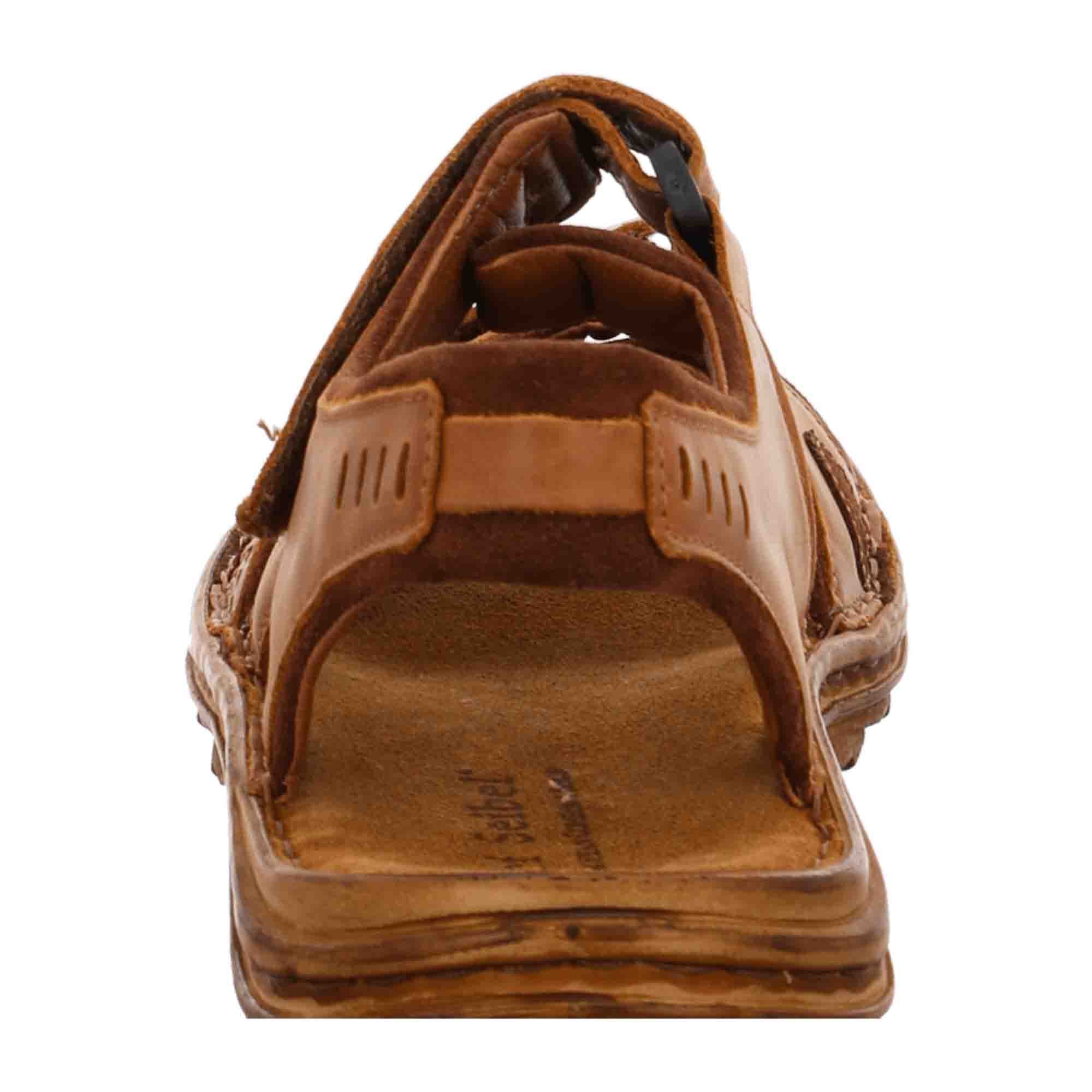 Comfortable Men's Sandals by Josef Seibel in Brown