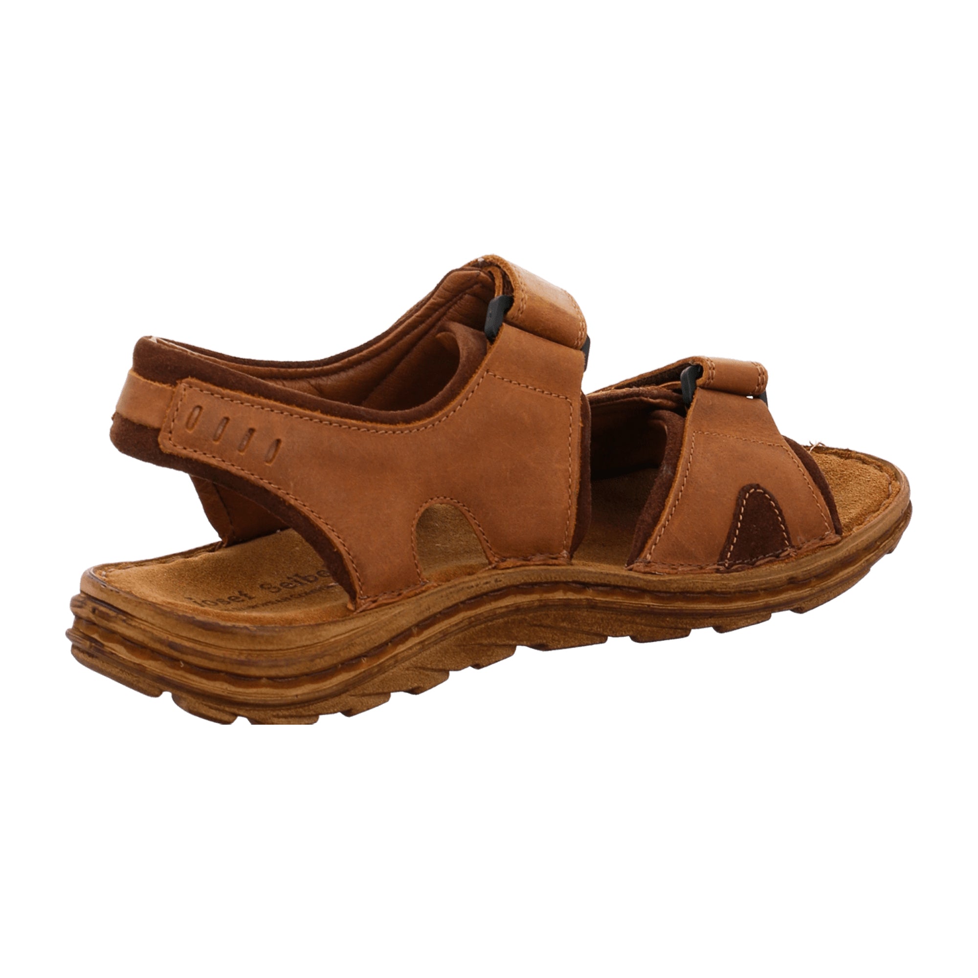 Comfortable Men's Sandals by Josef Seibel in Brown