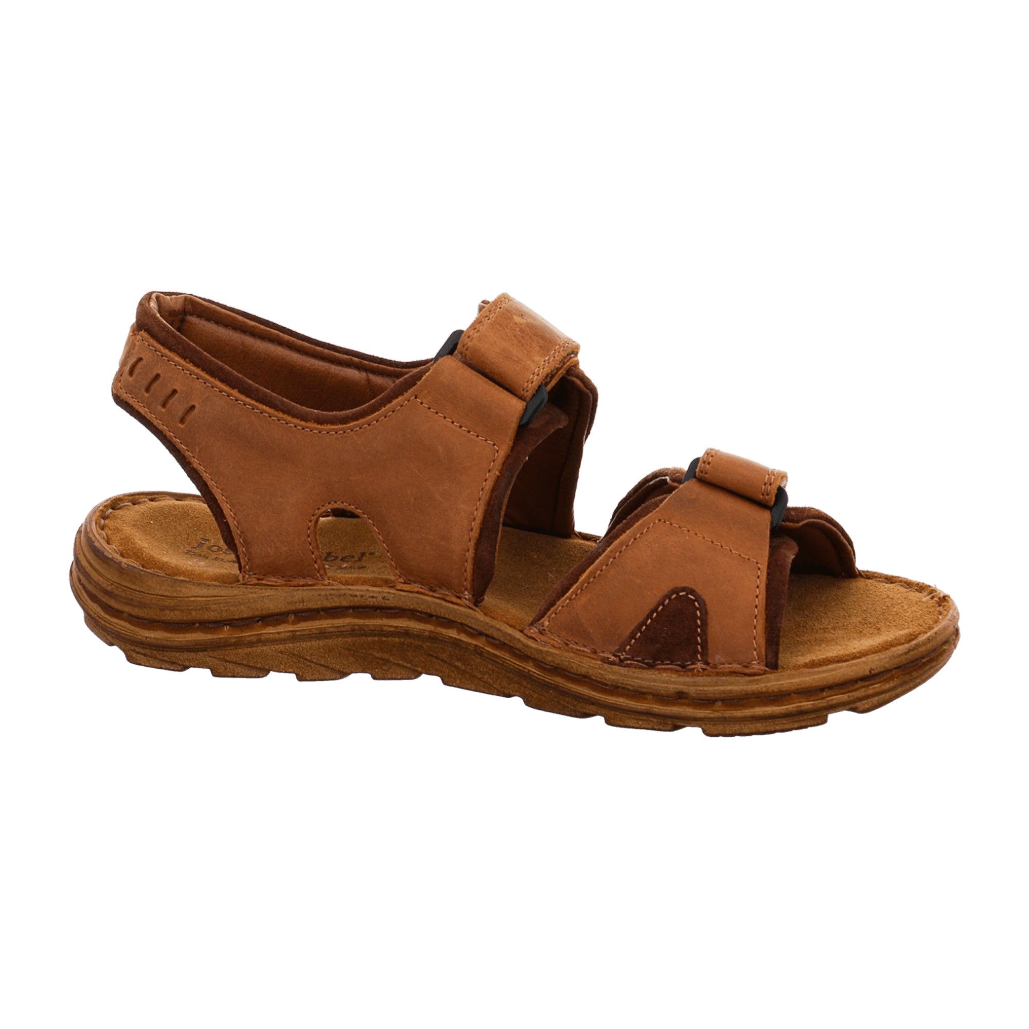 Comfortable Men's Sandals by Josef Seibel in Brown