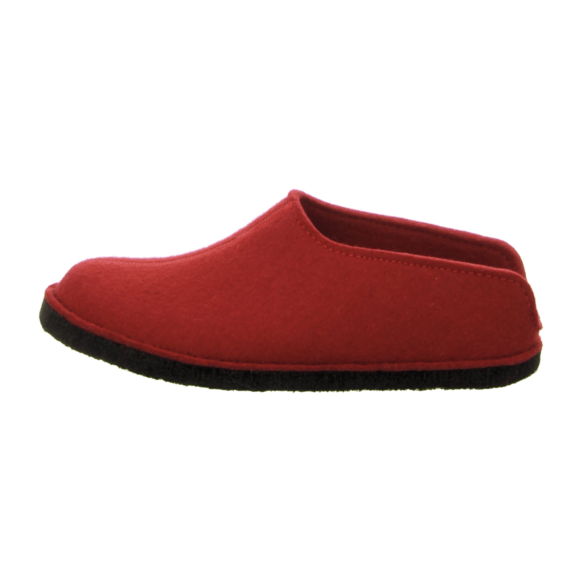 Haflinger Flair Smily Men's Slippers, Vibrant Red - Comfortable & Durable