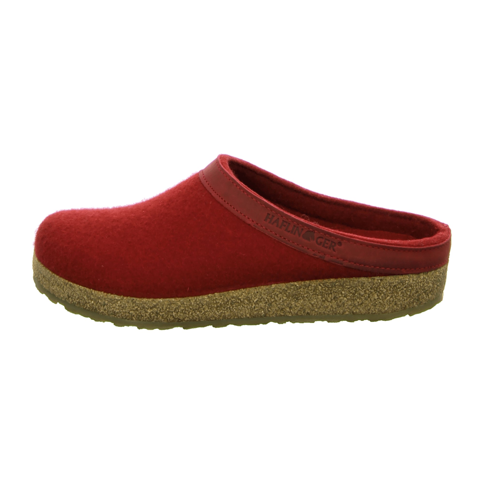 Haflinger Grizzly Torben Men's Clogs, Red – Stylish & Comfortable