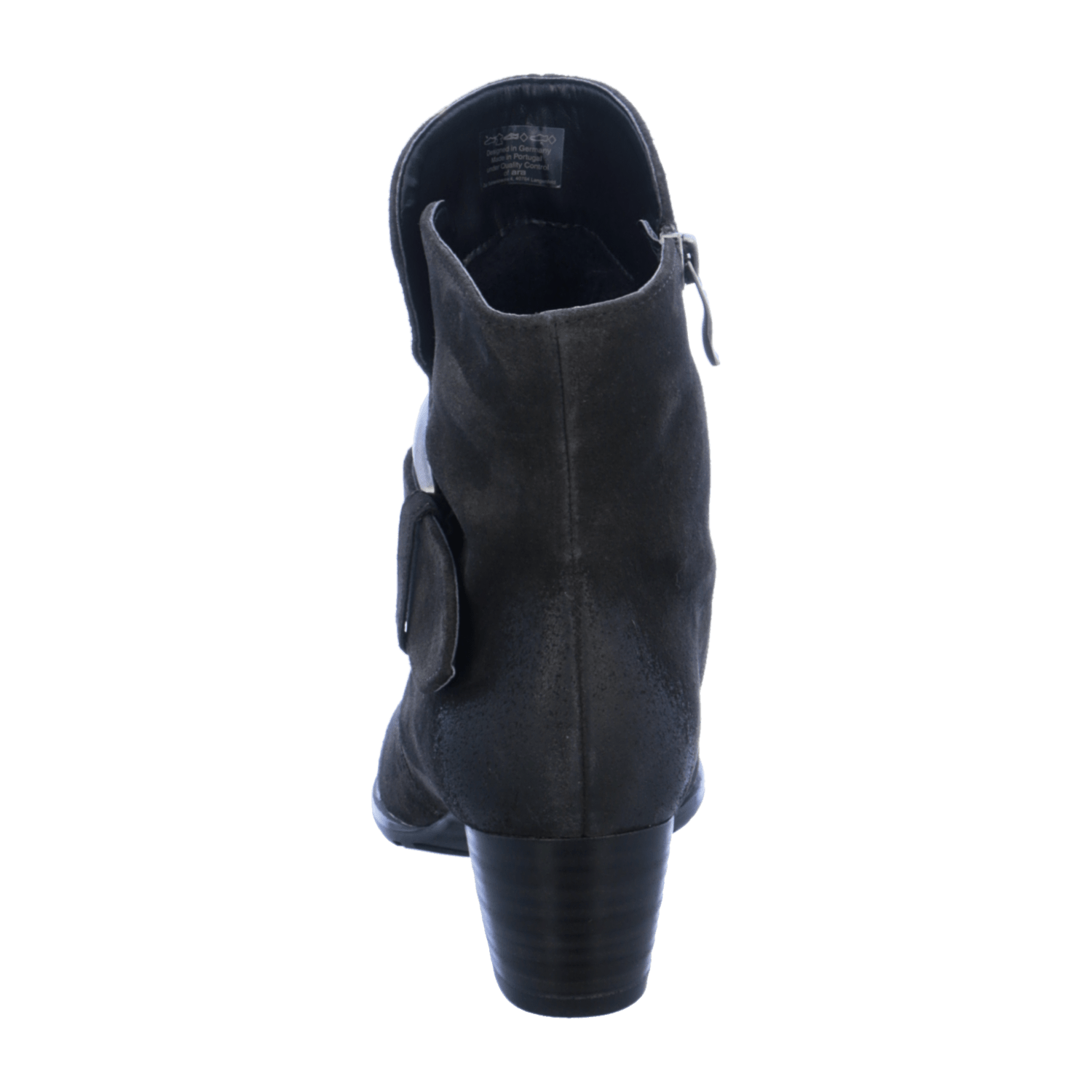ARA FLORENZ Women's Ankle Boots Blue with Zipper Round Toe EVA Sole