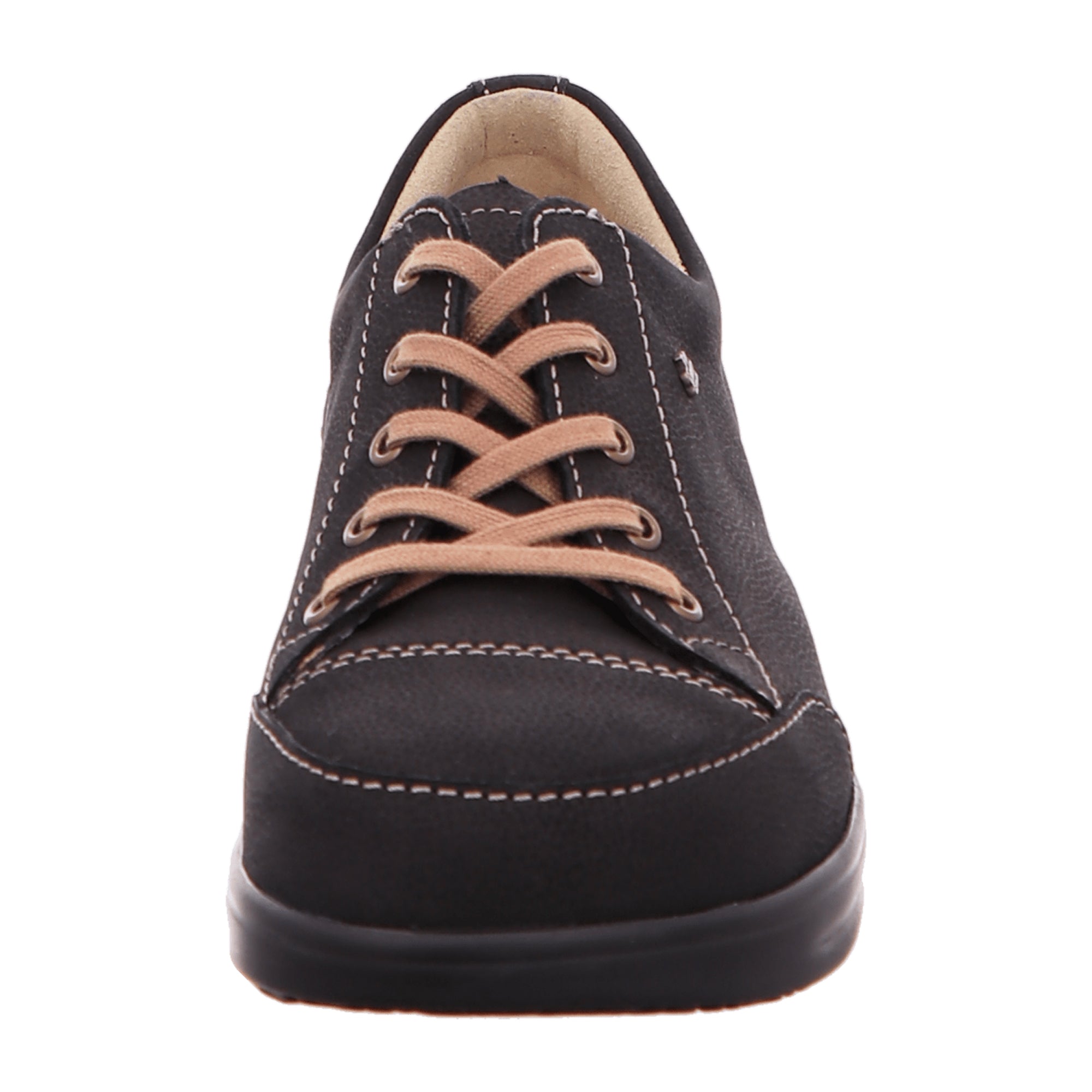 Finn Comfort Women's Comfortable Black Lace-Up Shoes – Stylish & Durable