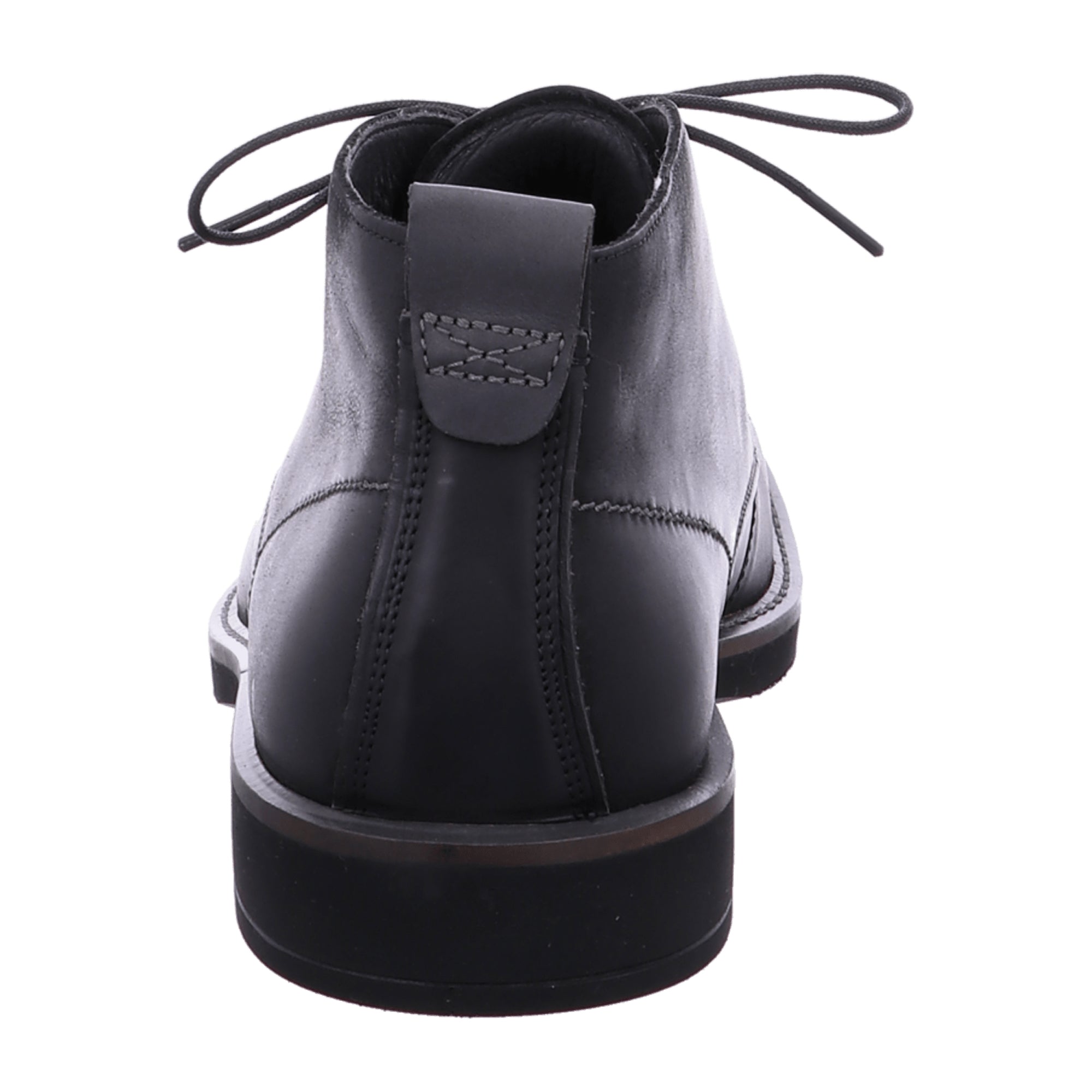 Ecco Biarritz Black Leather Dress Shoes for Men - Stylish & Durable