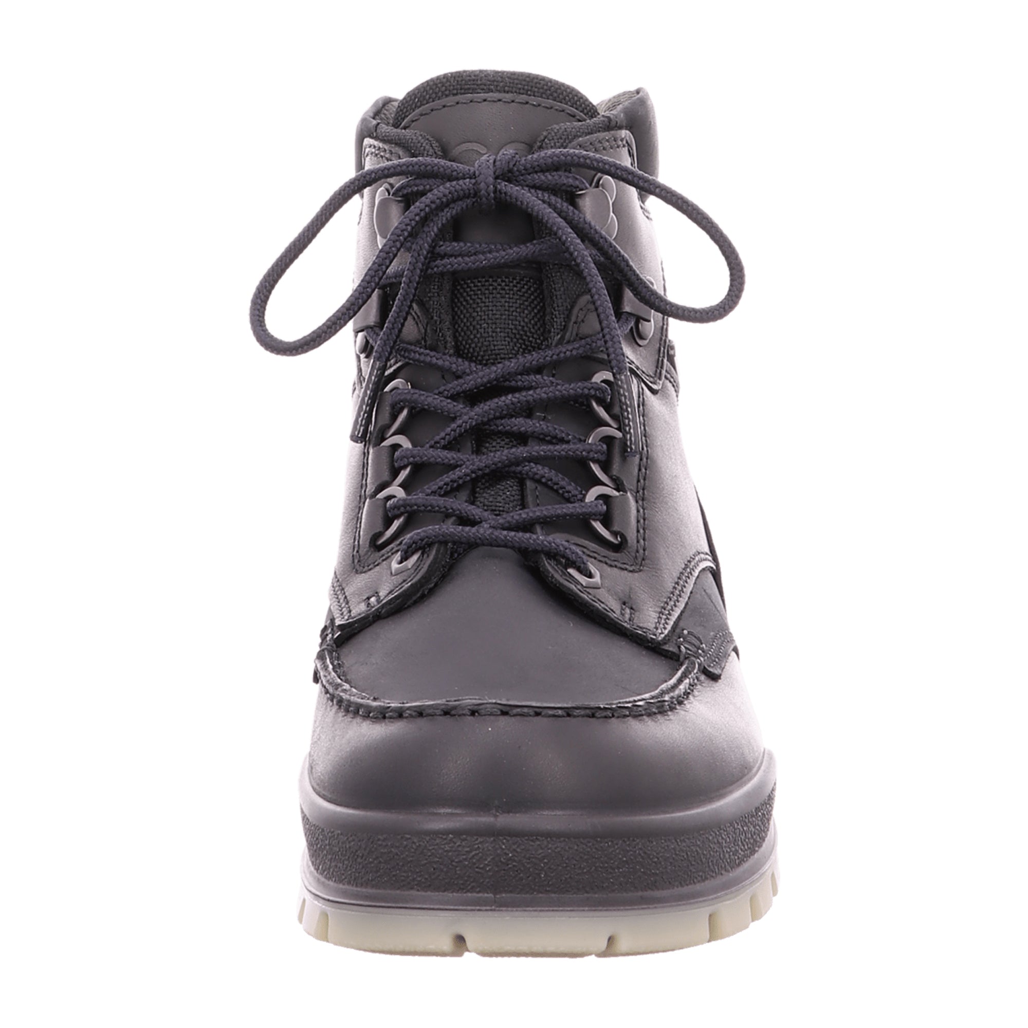 Ecco TRACK 25 Men's Outdoor Shoes, Rugged Leather, Waterproof - Black