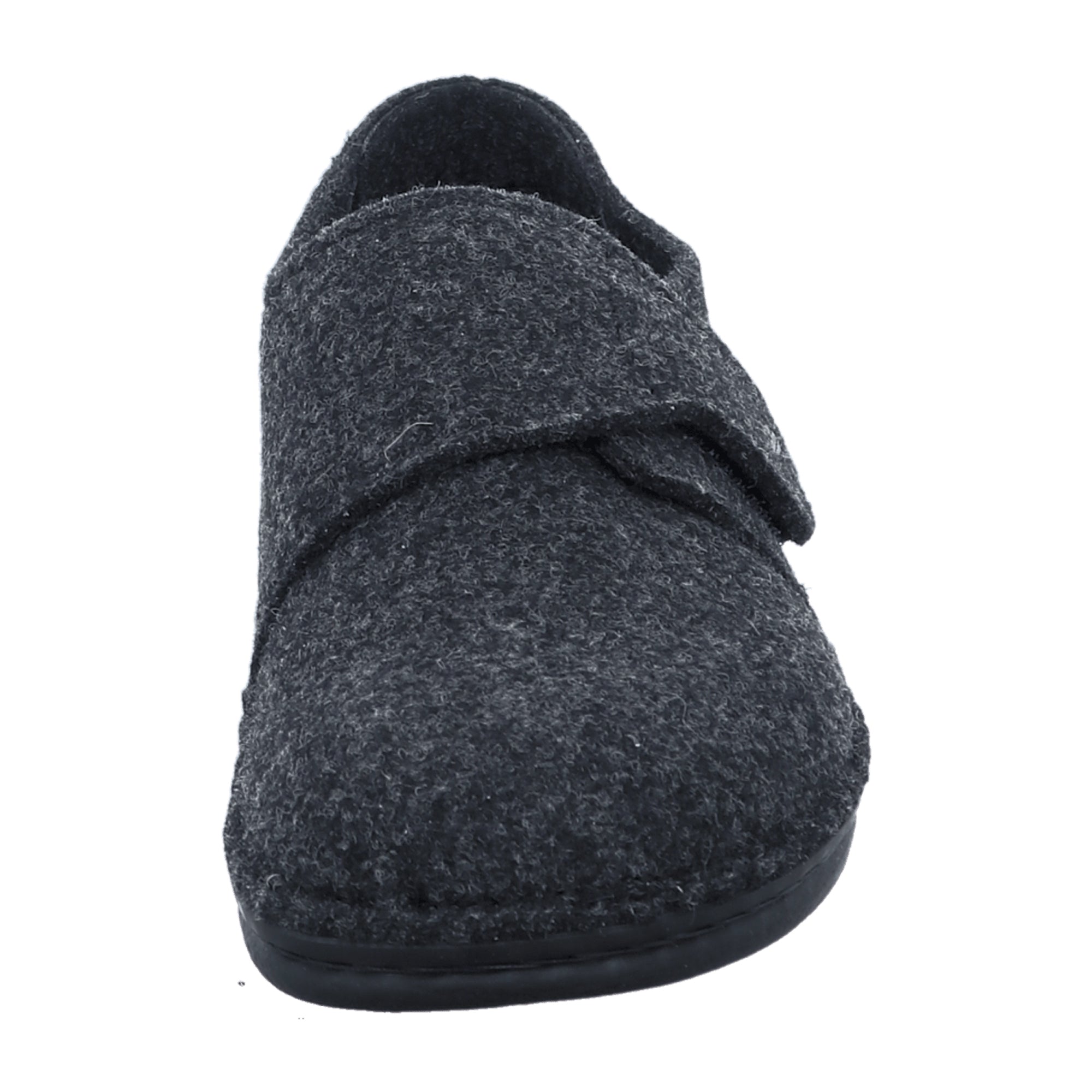 Finn Comfort Filzmoos Men's Comfort Slippers, Stylish Grey Wool