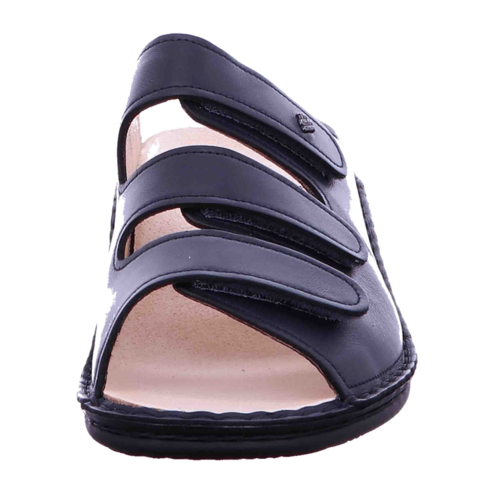 Finn Comfort Women's Comfortable Slip-On Sandals, Stylish Blue