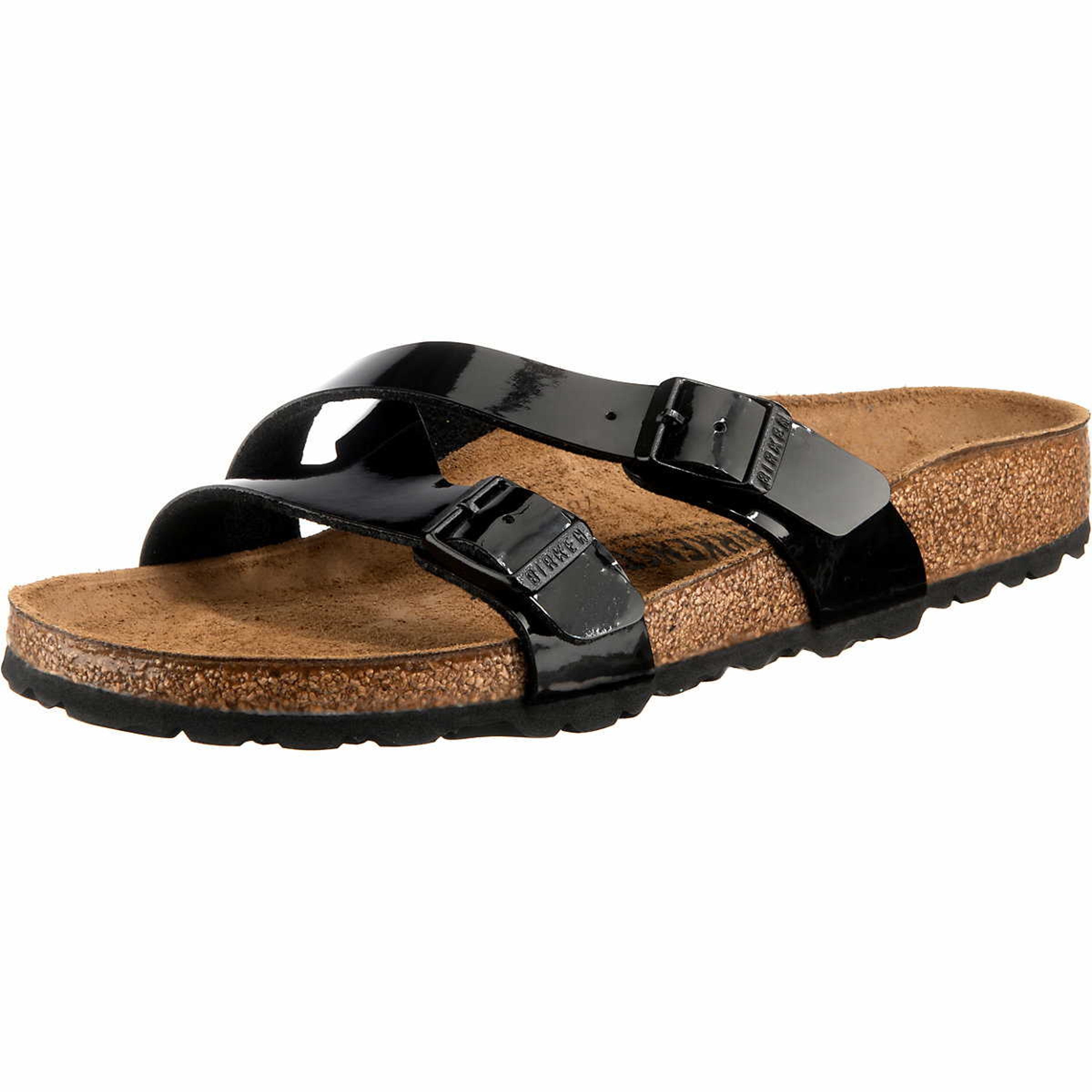 Birkenstock Yao Balance Sandals Narrow black leatherette - Bartel-Shop