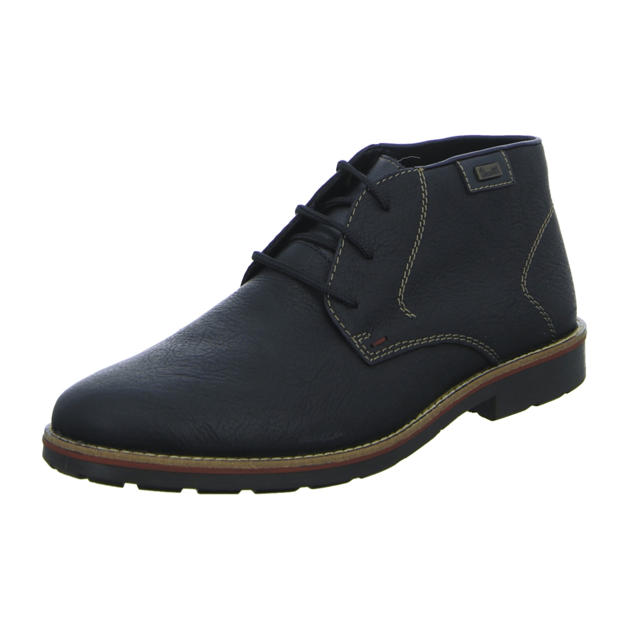 Rieker 3531000 Black Leather Lace-Up Boots Comfortable Fall Winter Shoes