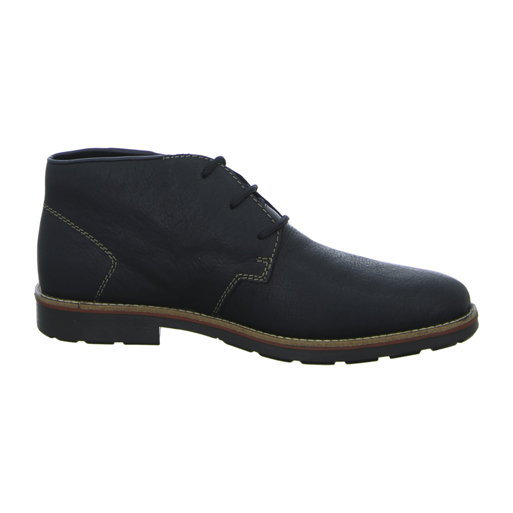 Rieker 3531000 Black Leather Lace-Up Boots Comfortable Fall Winter Shoes