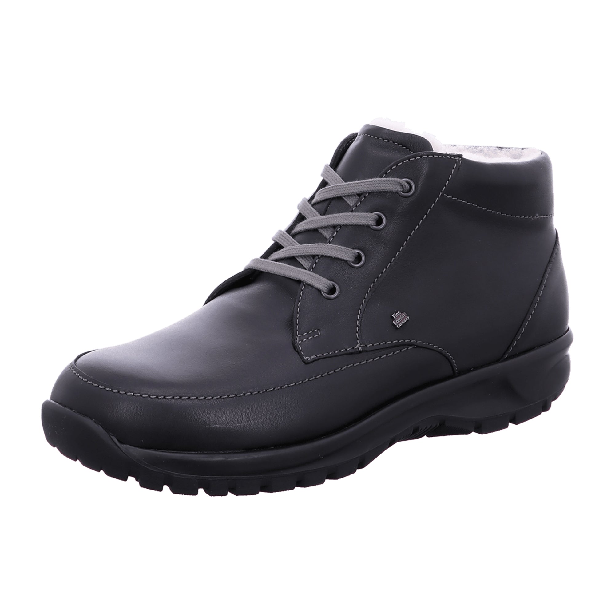Finn Comfort Aibling Men's Comfort Shoes - Stylish Black Leather