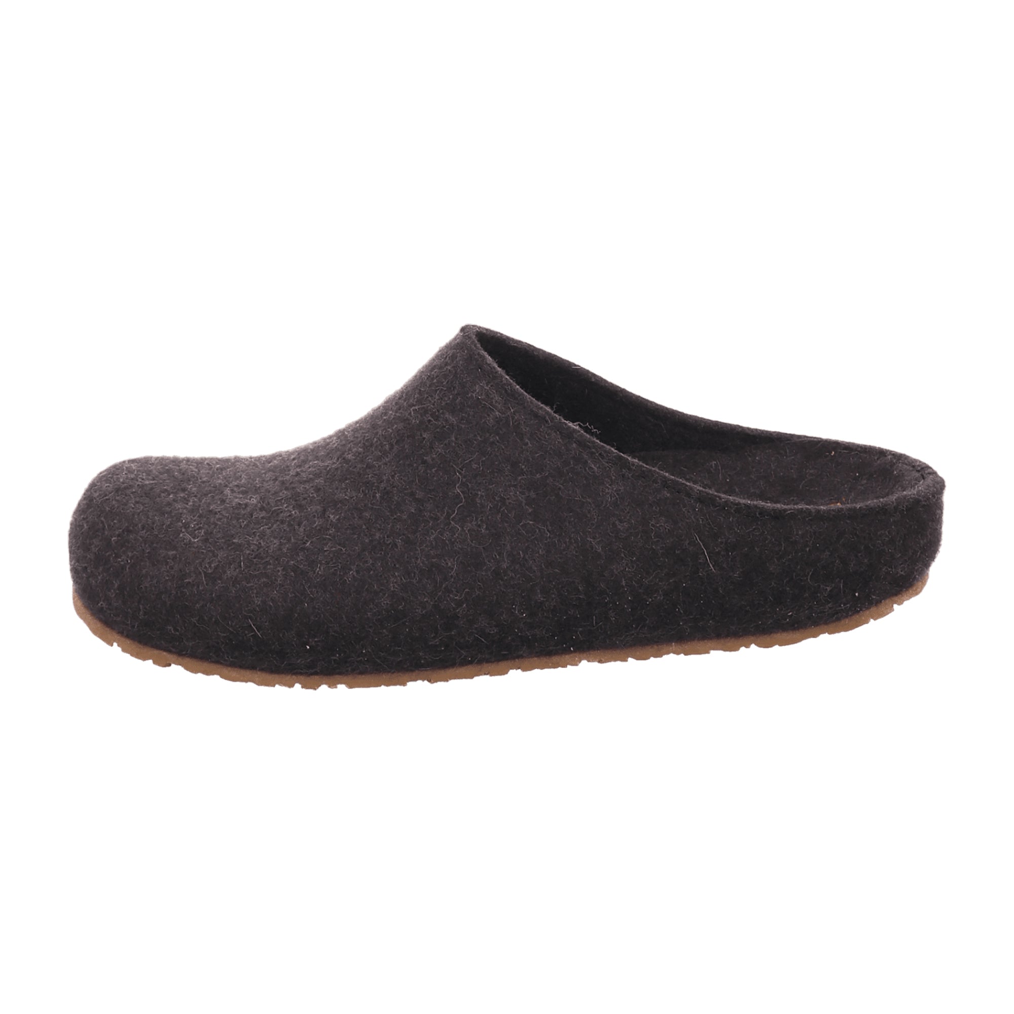 Haflinger Men's Slippers - Stylish & Comfortable Grey Wool