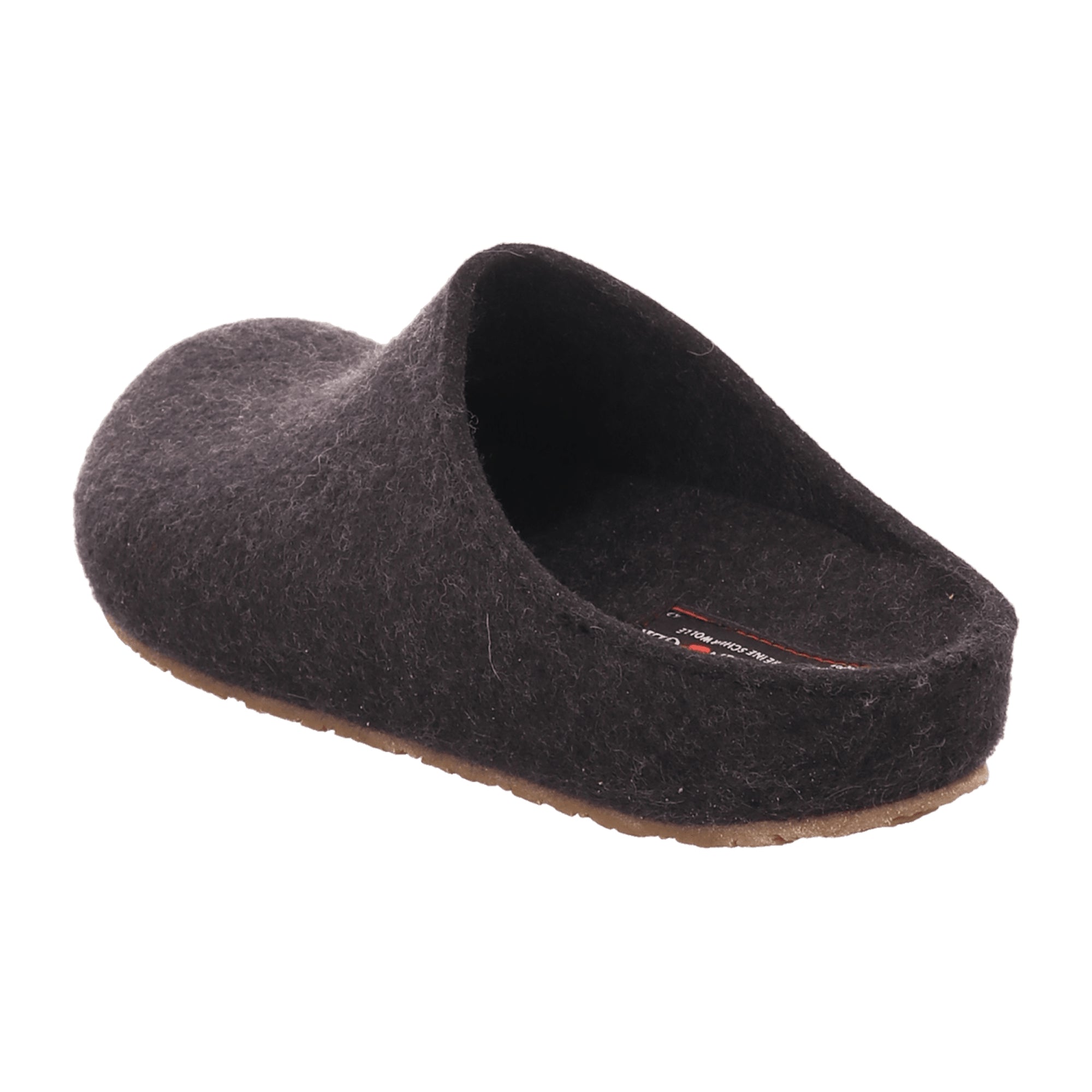 Haflinger Men's Slippers - Stylish & Comfortable Grey Wool