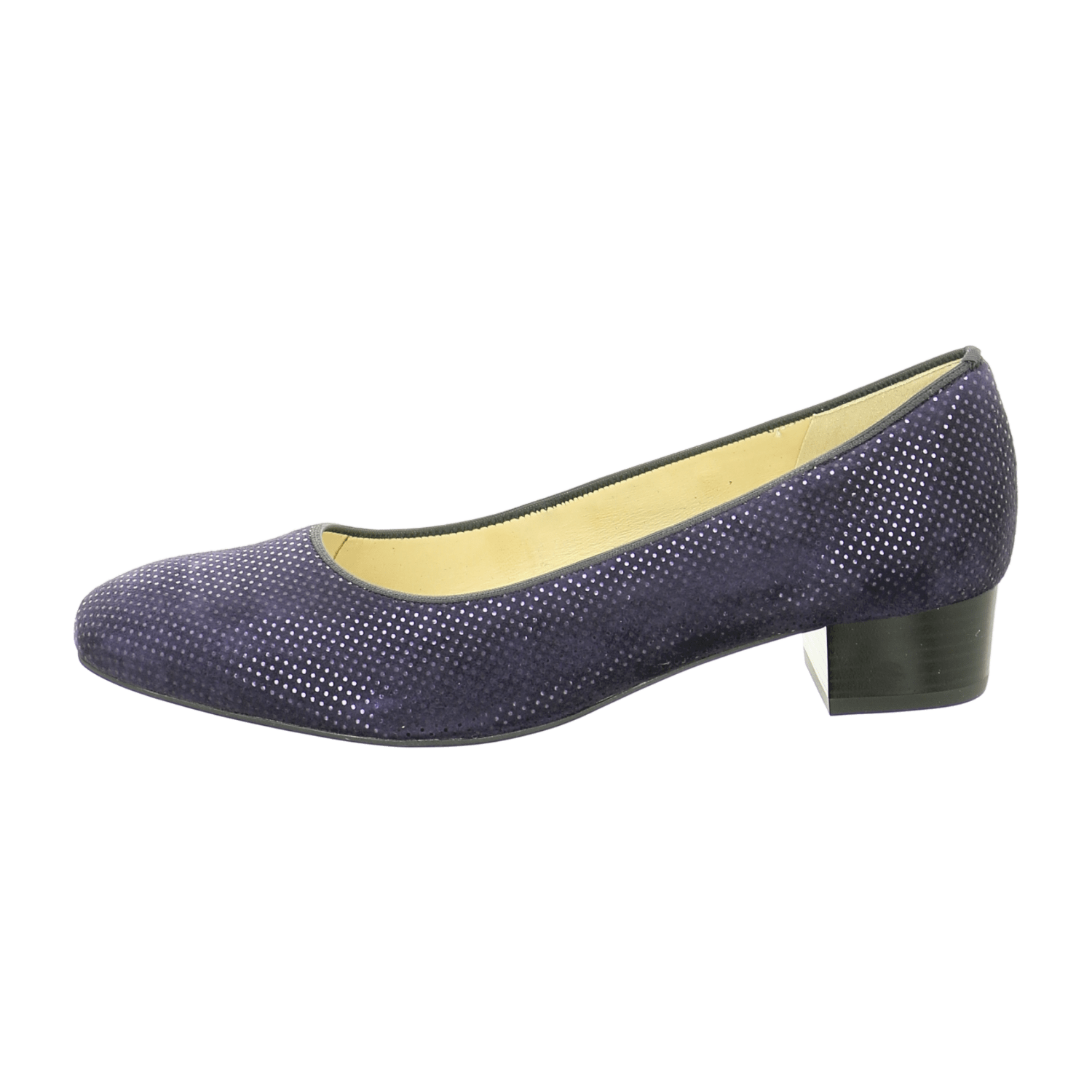 ARA MILANO Women's Blue Smooth Leather Slip-On Loafers