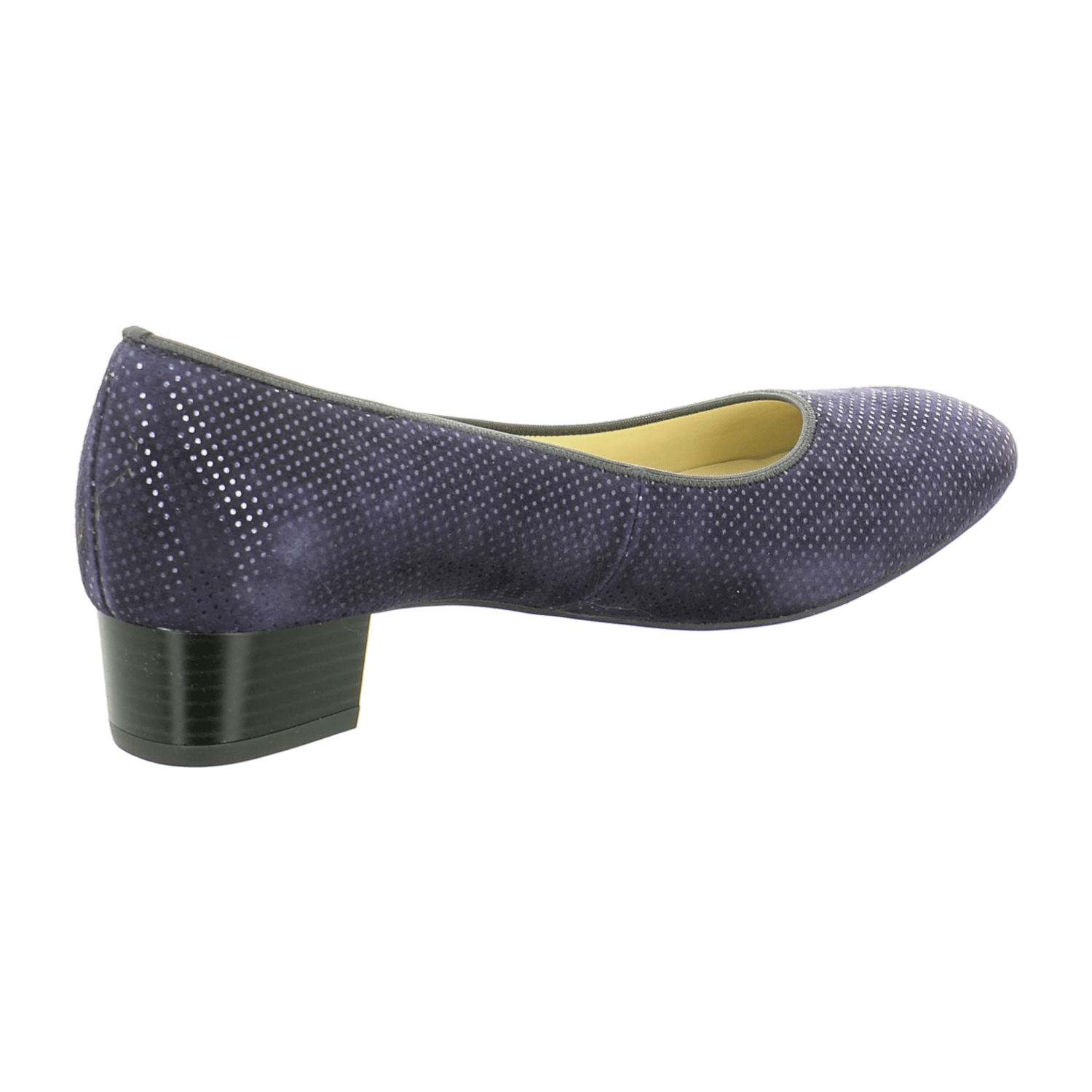 ARA MILANO Women's Blue Smooth Leather Slip-On Loafers
