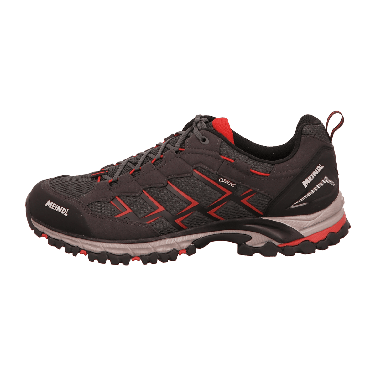 Meindl Caribe GTX Men's Trekking Shoes - Waterproof Textile Black Red