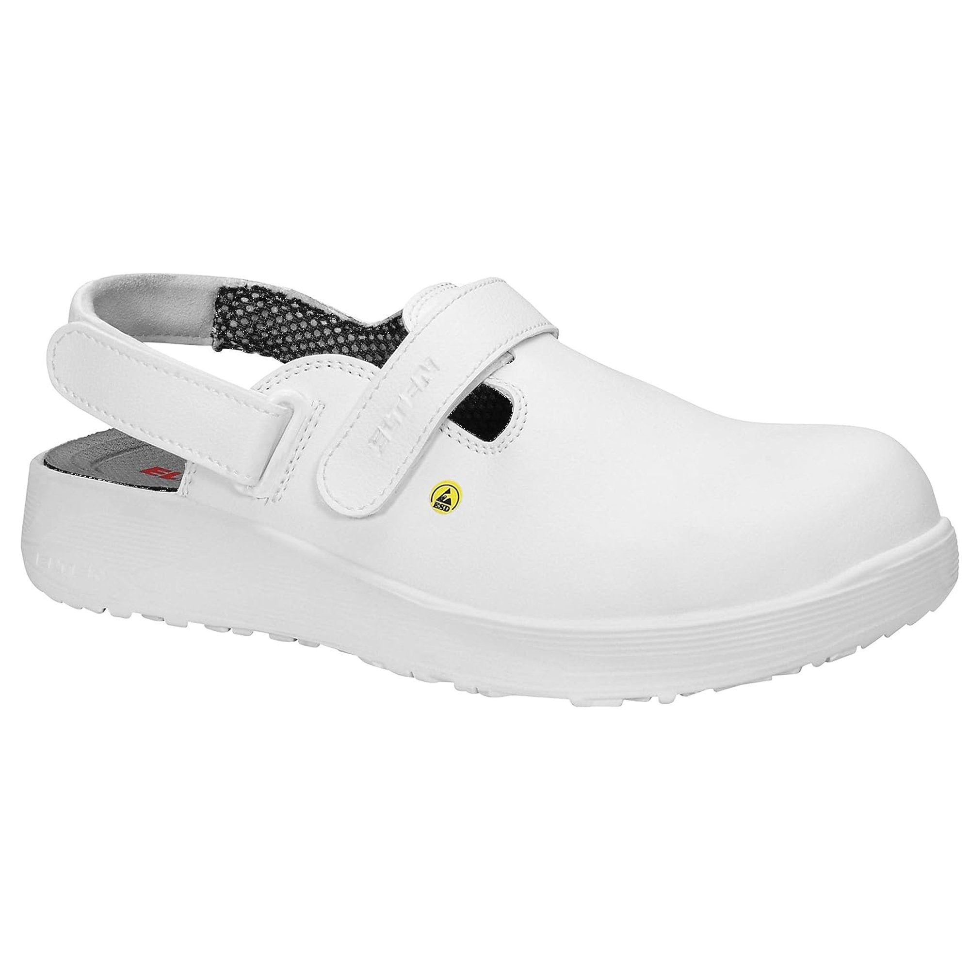 ELTEN MICHEL Black White ESD Clogs OB Professional Textile Work Safety Shoes