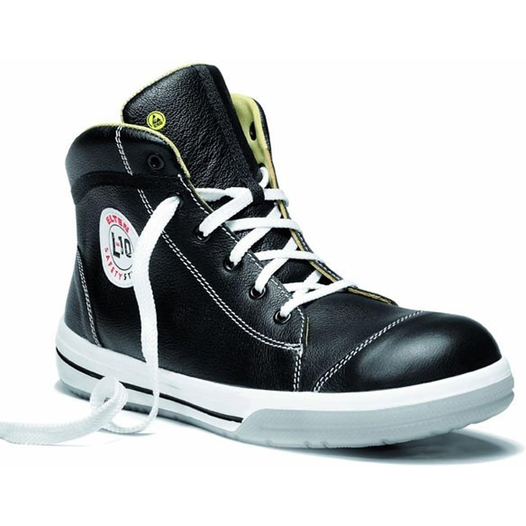 ELTEN SHADOW EMOTION black brown ESD S3 Safety Boots Steel Toe Cap Work Shoes Leather