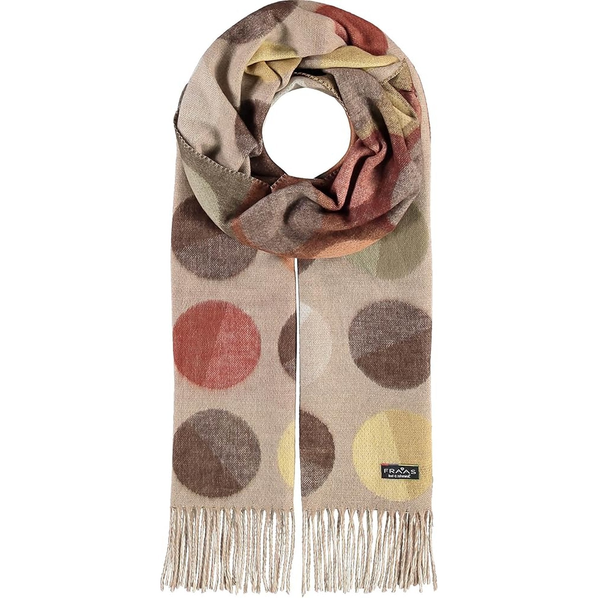 FRAAS Cashmink Scarf with XXL Dots Polyacrylic Winter Warm Cashmere