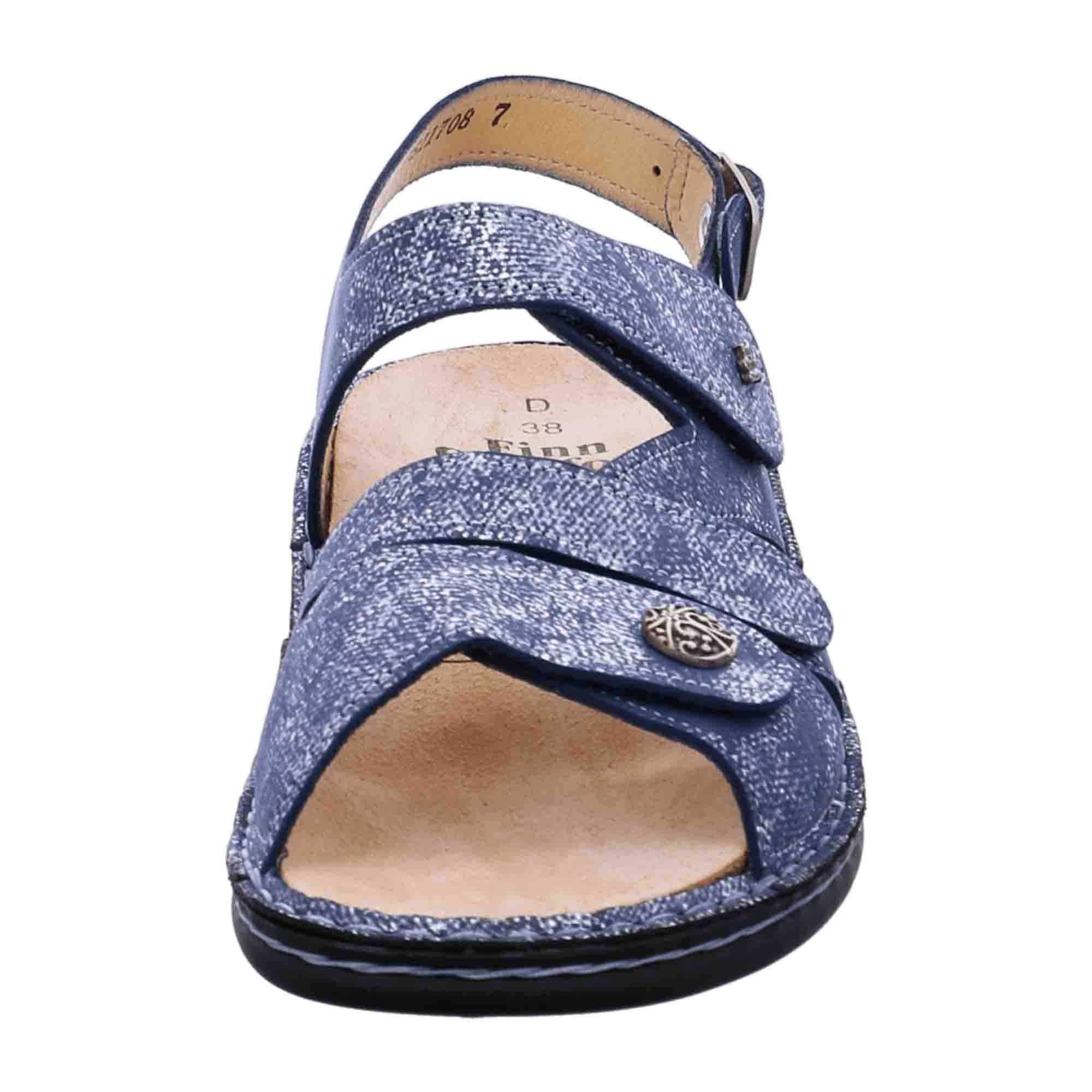 Finn Comfort Gomera Women's Sandals - Stylish & Comfortable Blue Leather