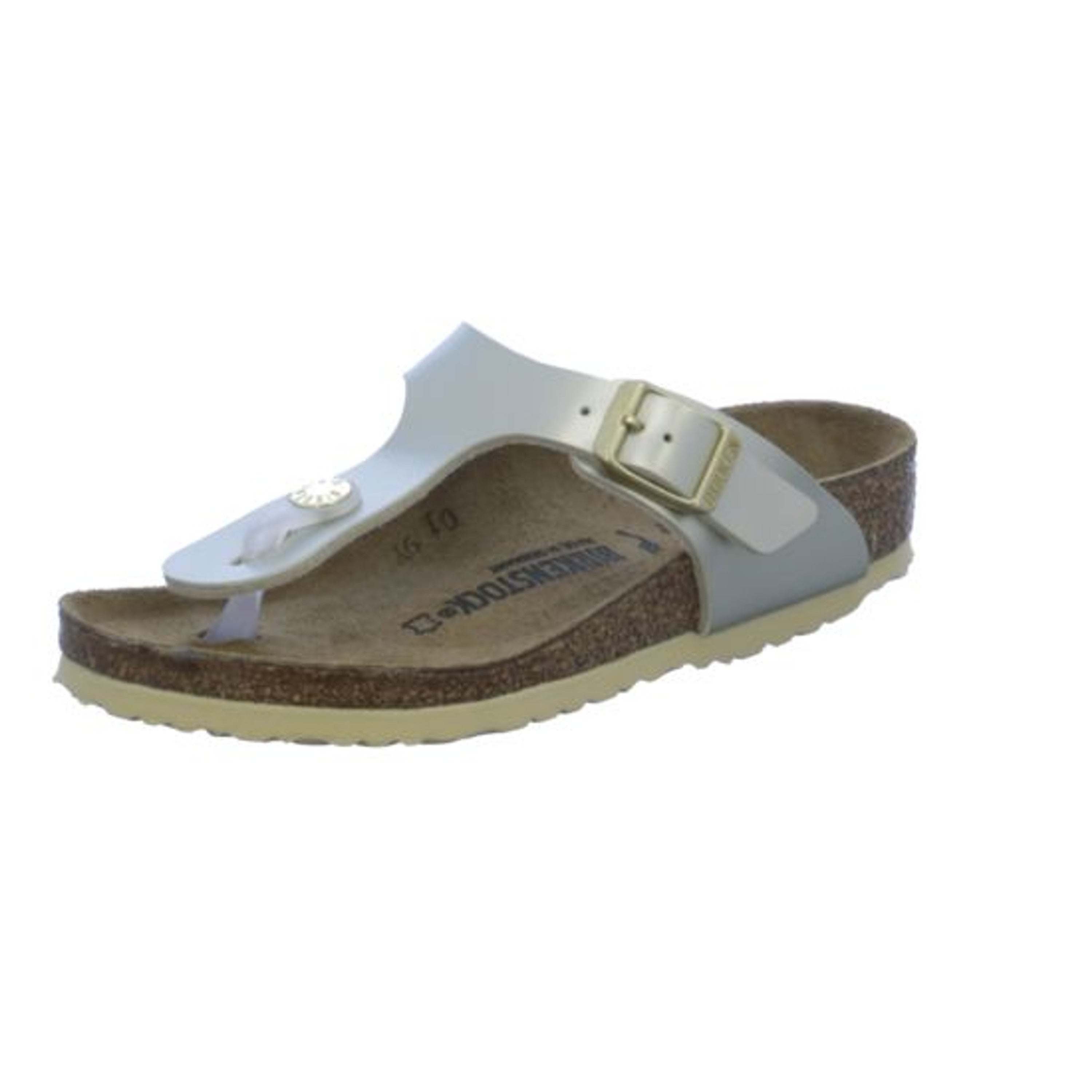 Birkenstock Gizeh toe separator gold leather - Bartel-Shop