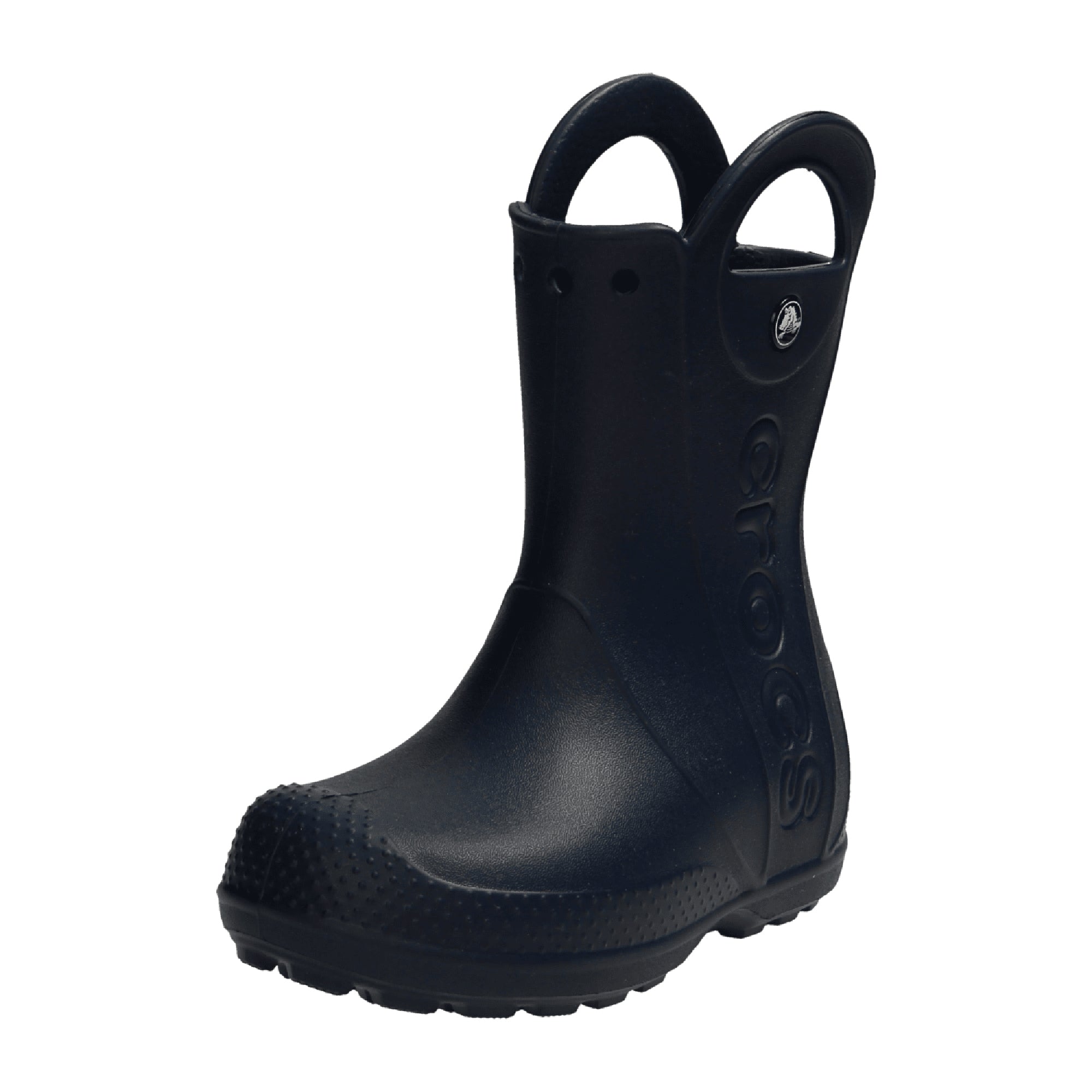 Crocs Handle It Kids' Rain Boots - Waterproof, Durable Blue Rubber Footwear for Children