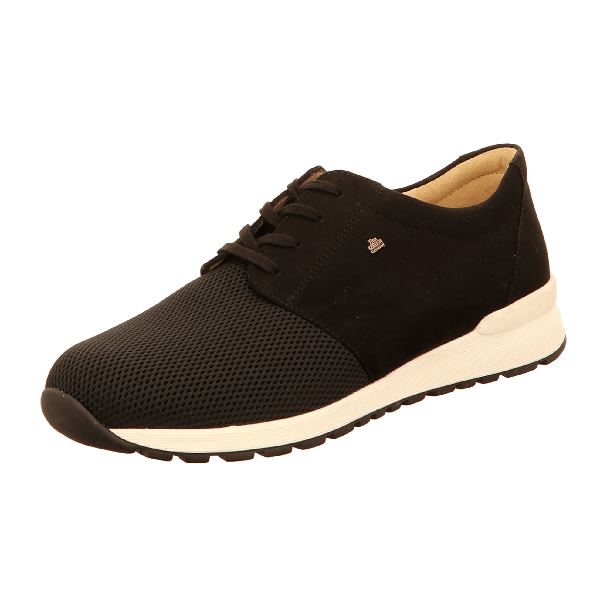 Finn Comfort Enfield Men’s Black Leather Shoes - Stylish & Durable