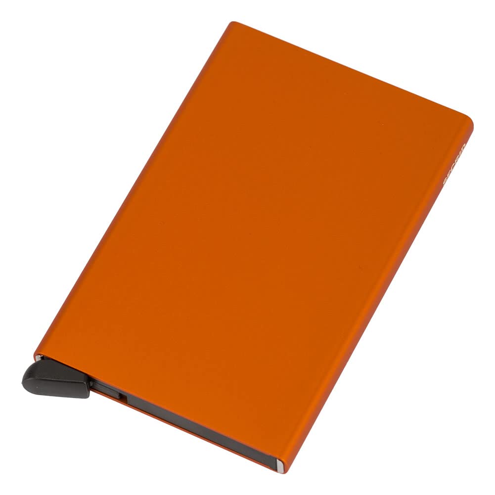 Secrid Cardprotector Orange Wallet - RFID Blocking Aluminum Card Holder