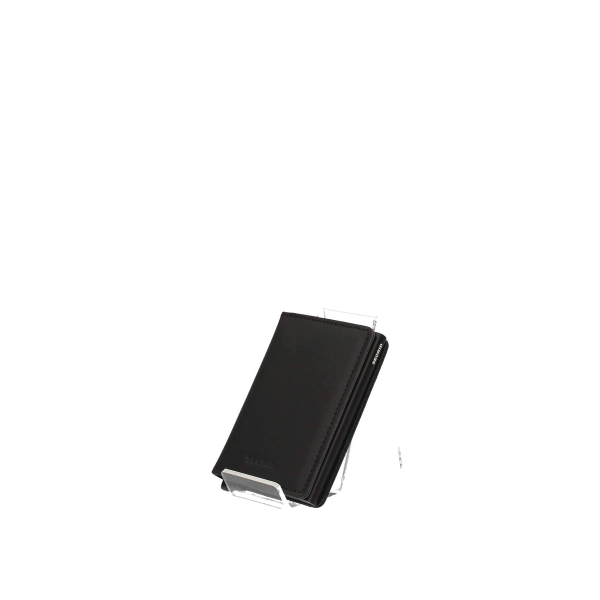 Secrid Slimwallet Black Leather Credit Card Holder - Slim Envelope Wallet