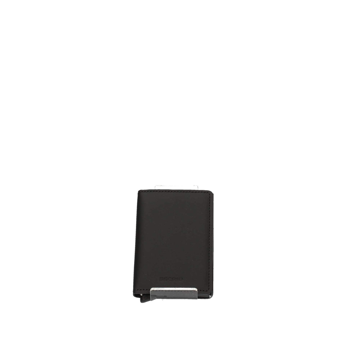 Secrid Slimwallet Black Leather Credit Card Holder - Slim Envelope Wallet