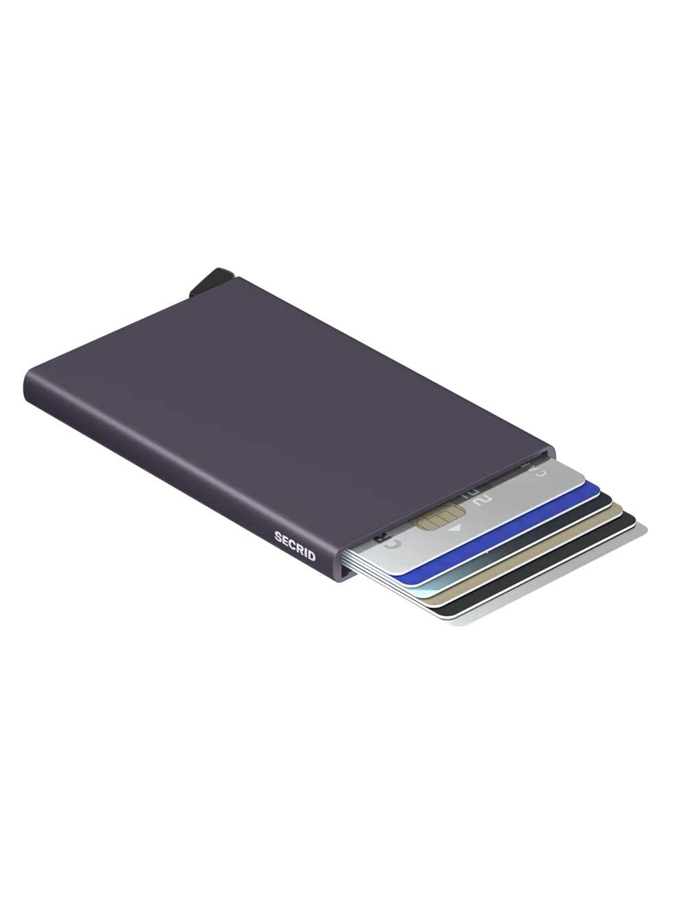Secrid Card Protector RFID Aluminum Card Holder - Dark Purple