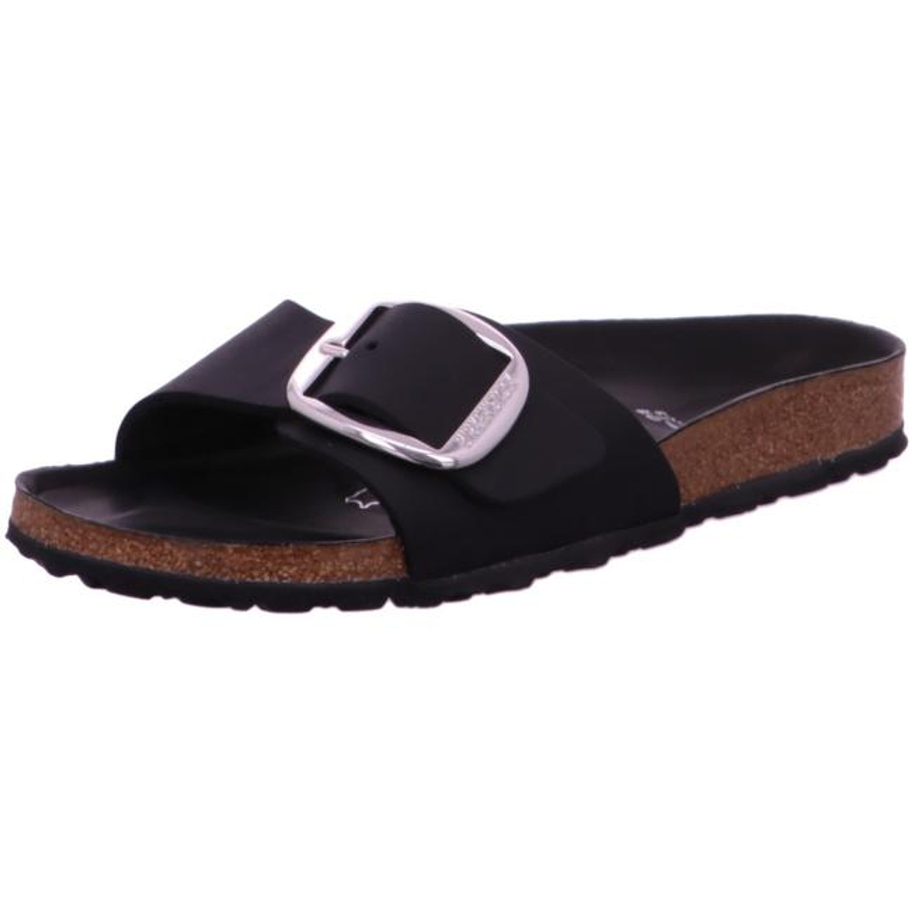Birkenstock Madrid mules black Fat leather - Bartel-Shop