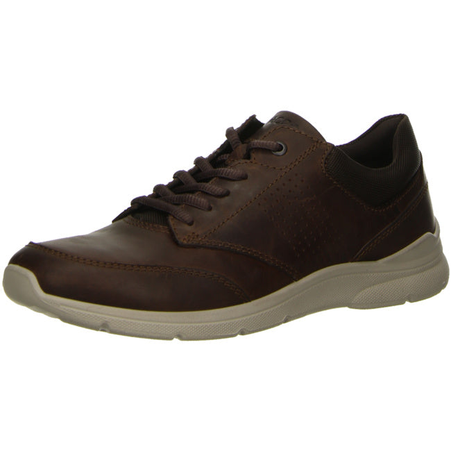 Ecco sporty lace-up shoes for men brown - Bartel-Shop