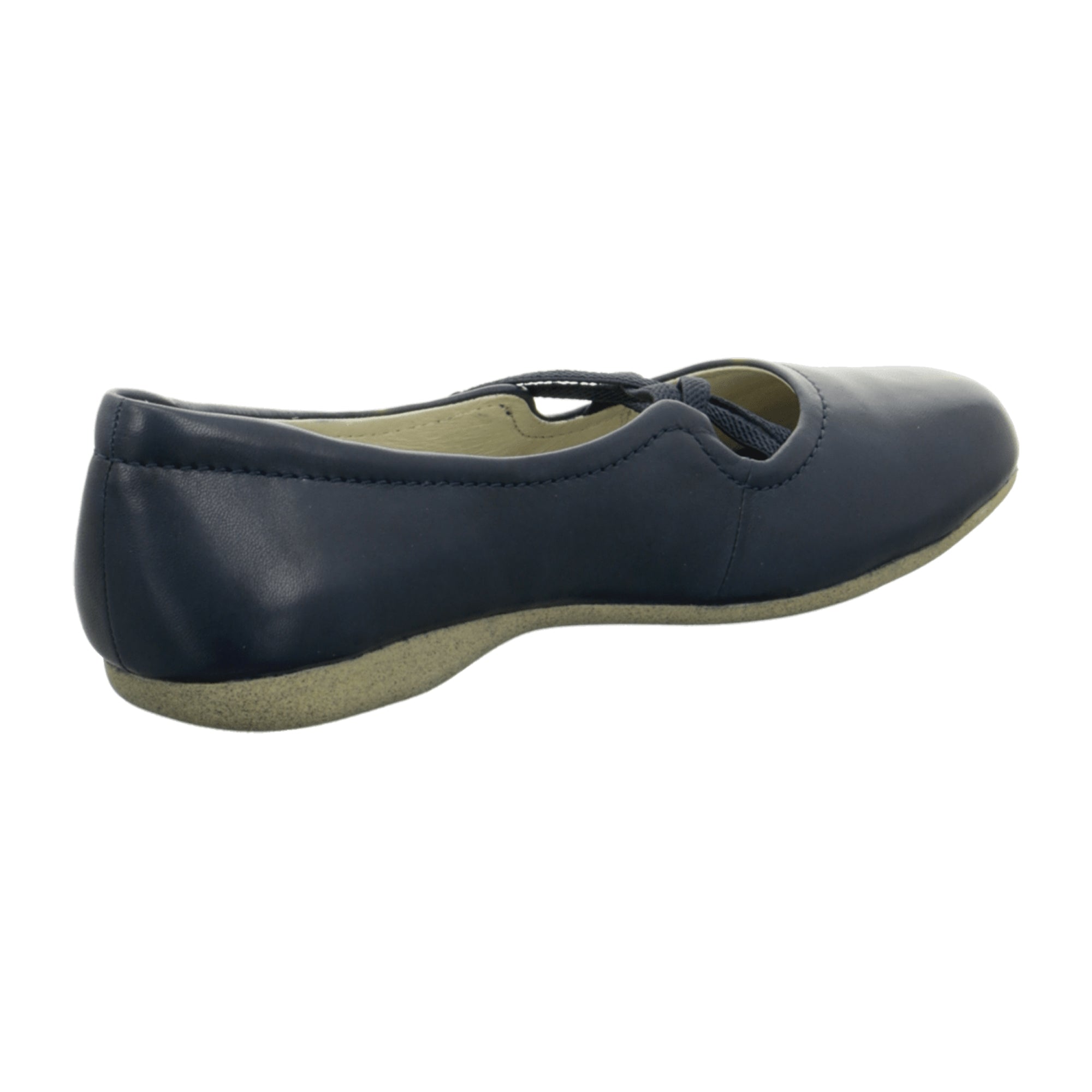 Josef Seibel Fiona 39 Blue Leather Ballerina Shoes for Women