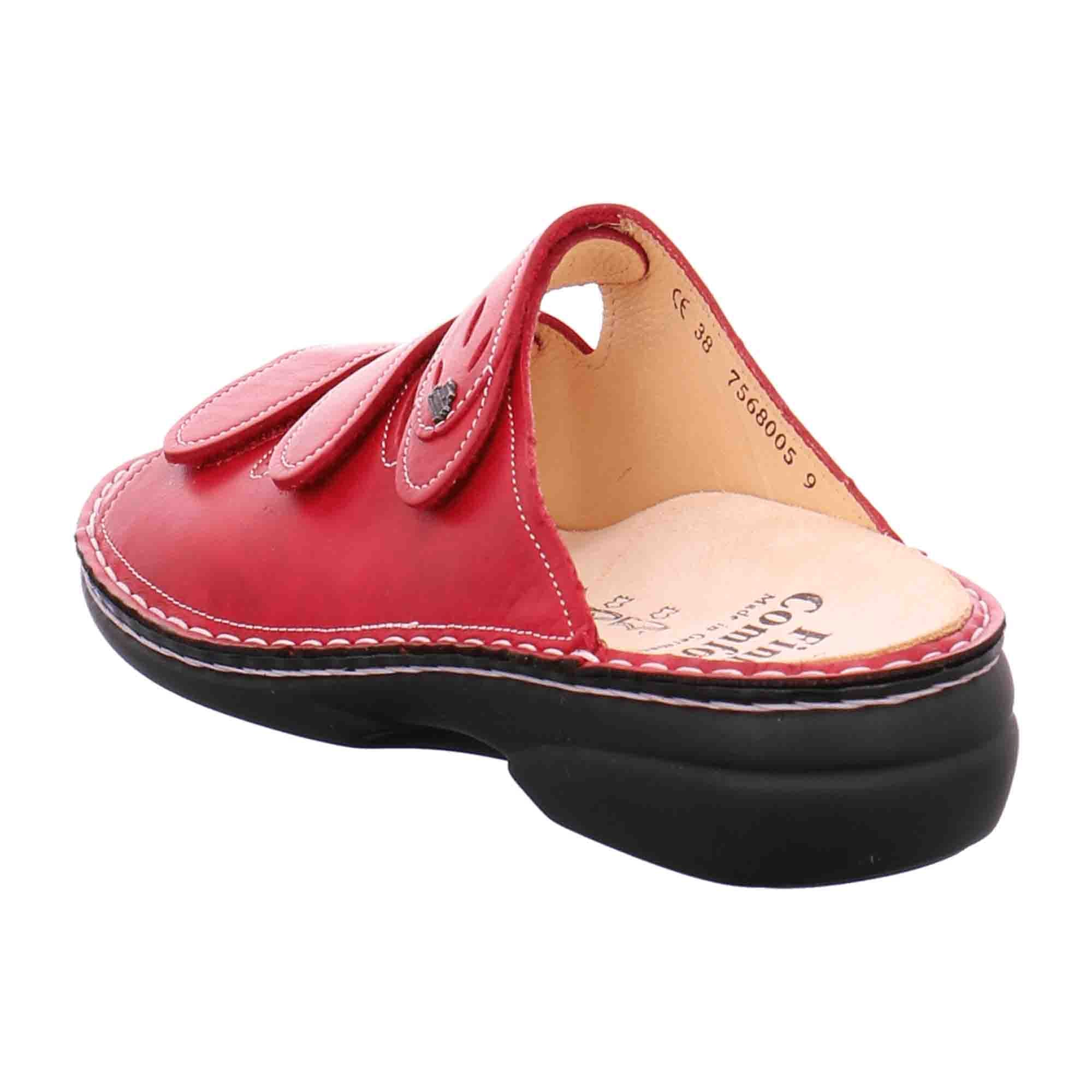 Finn Comfort KOS Women's Red Sandals - Stylish & Durable Comfort - Bartel-Shop