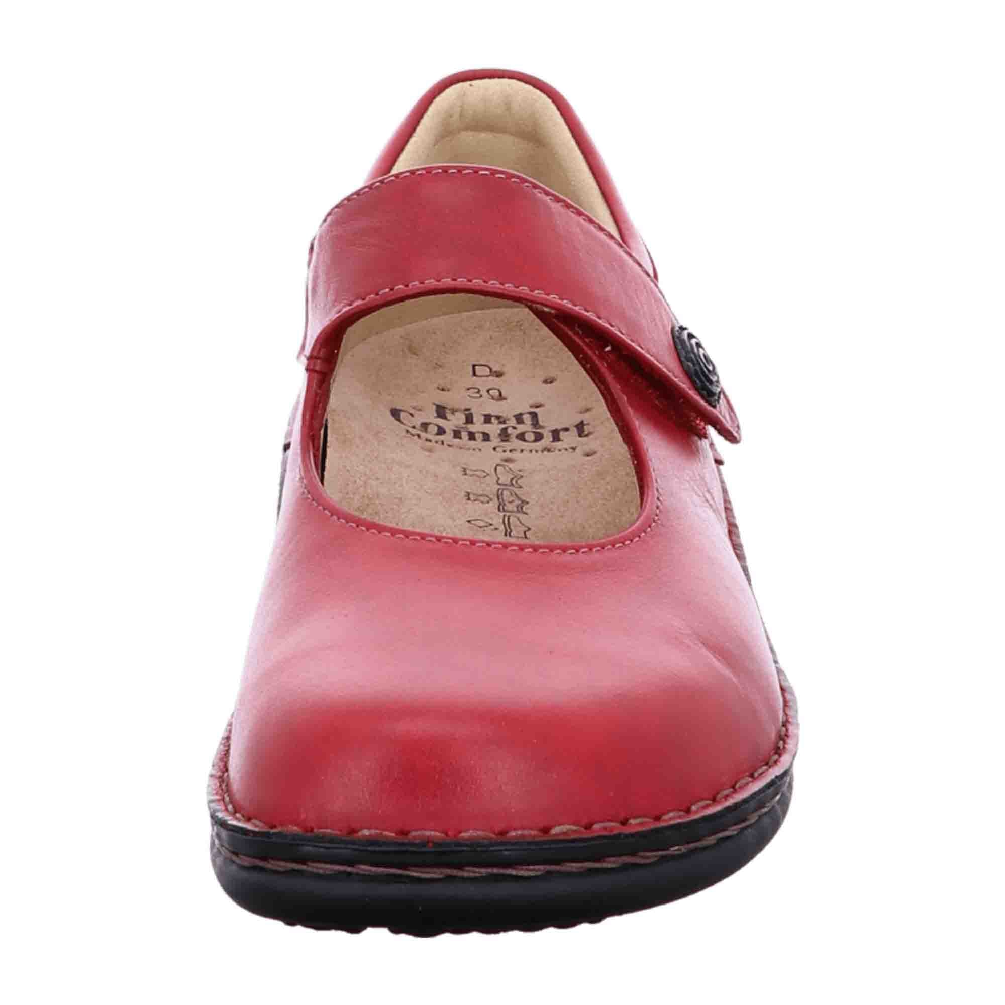 Finn Comfort Laval Women's Red Comfort Shoes - Stylish & Durable
