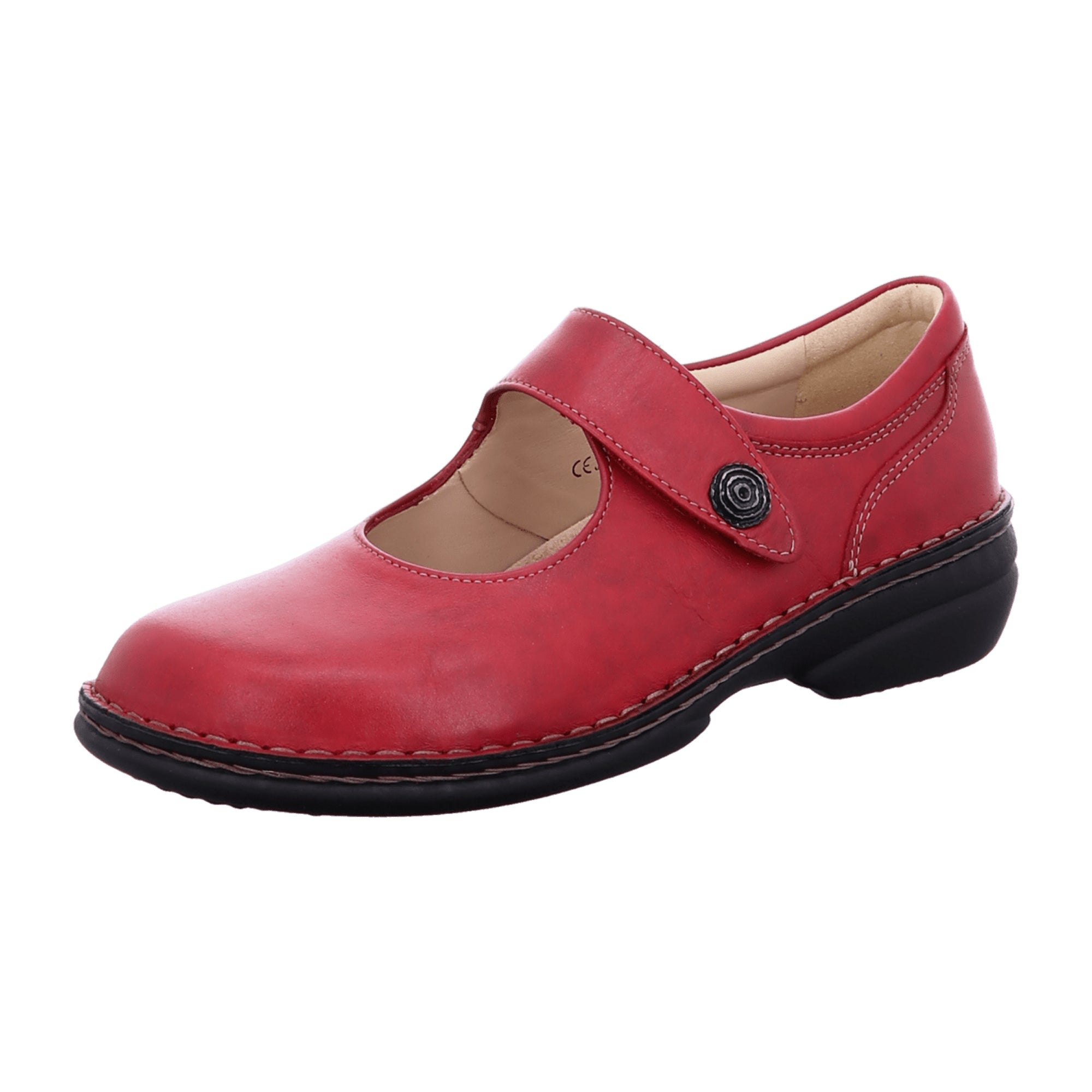 Finn Comfort Laval Women's Red Comfort Shoes - Stylish & Durable